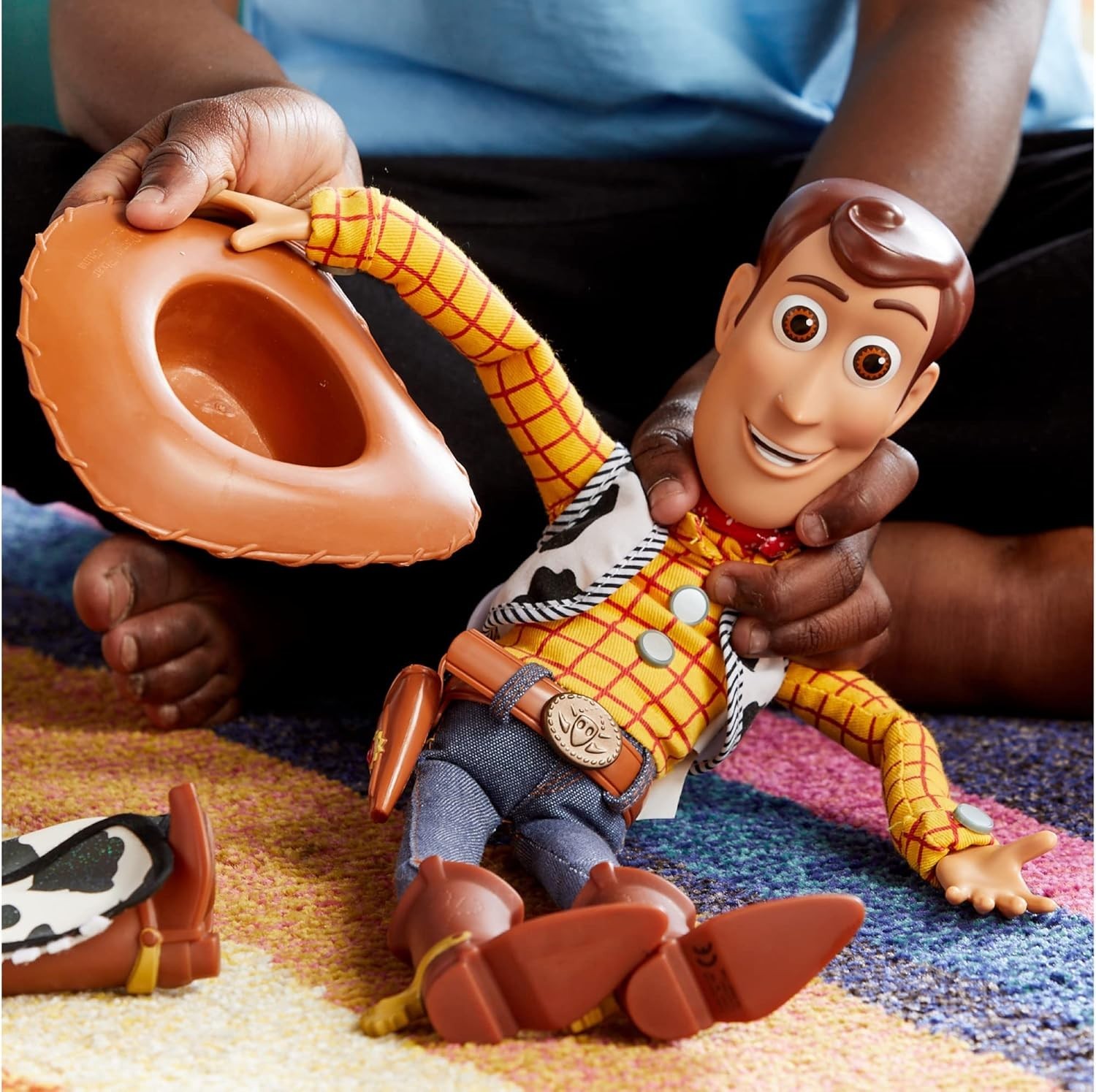 Disney Store Official Sheriff Woody Interactive Toy Story Pull String Doll New