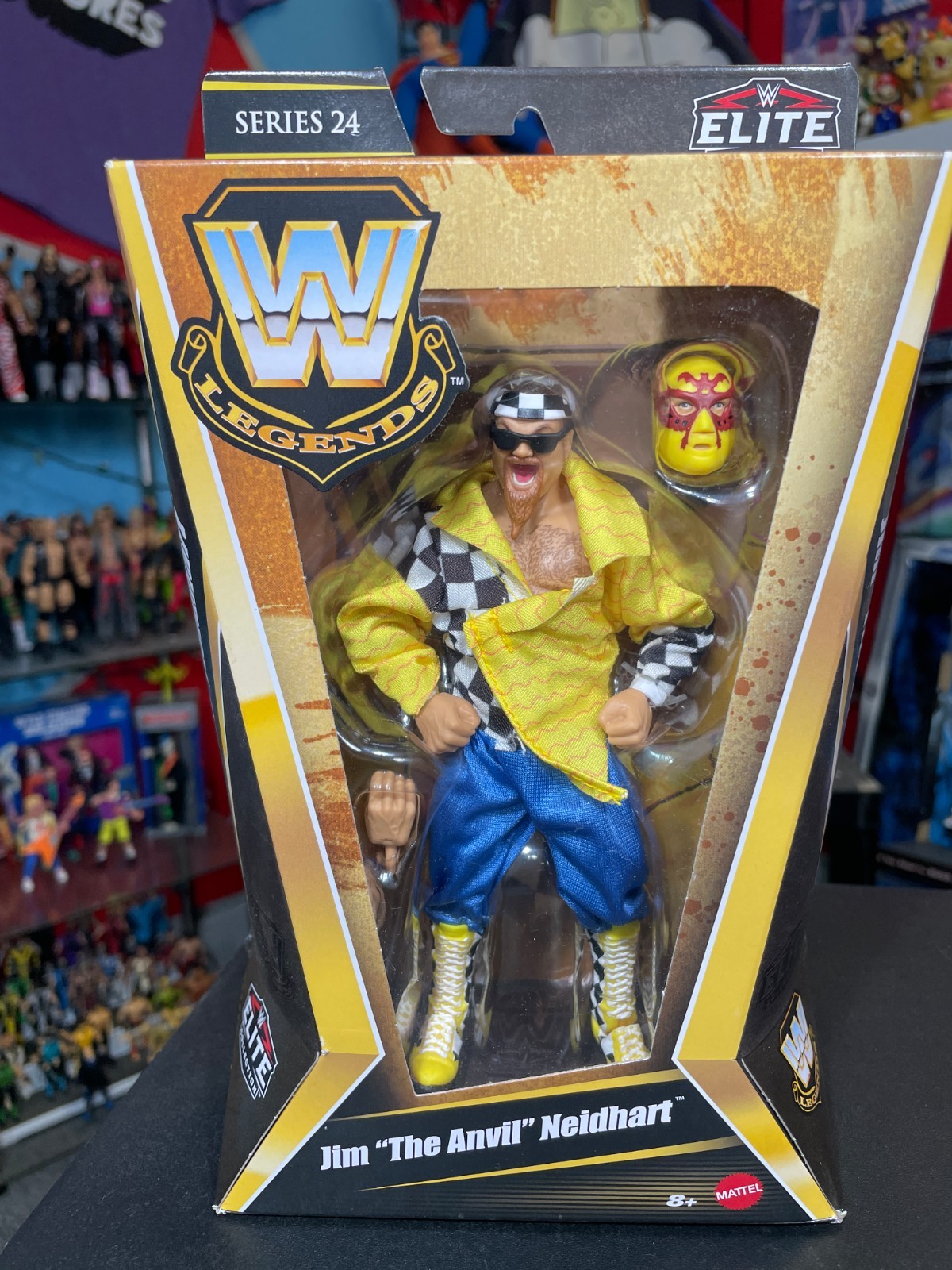 WWE Wrestling Mattel Elite Legends Series 24 Jim Neidhart Figure New Who