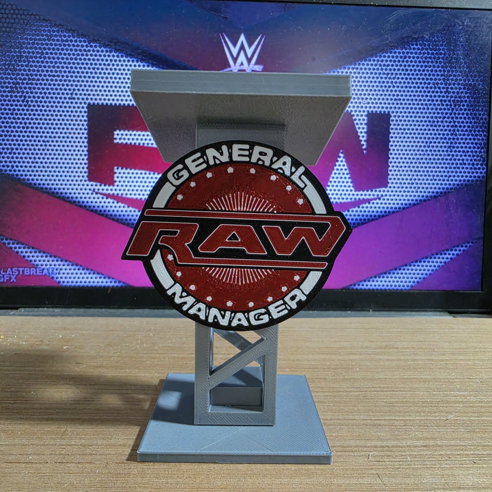 WWE Mattel Elite RAW Anonymous General Manager Podium Accessory