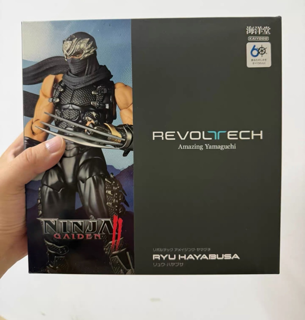 Kaiyodo Revoltech Amazing Yamaguchi Ryu Hayabusa NINJA GAIDEN Action FIgure New~