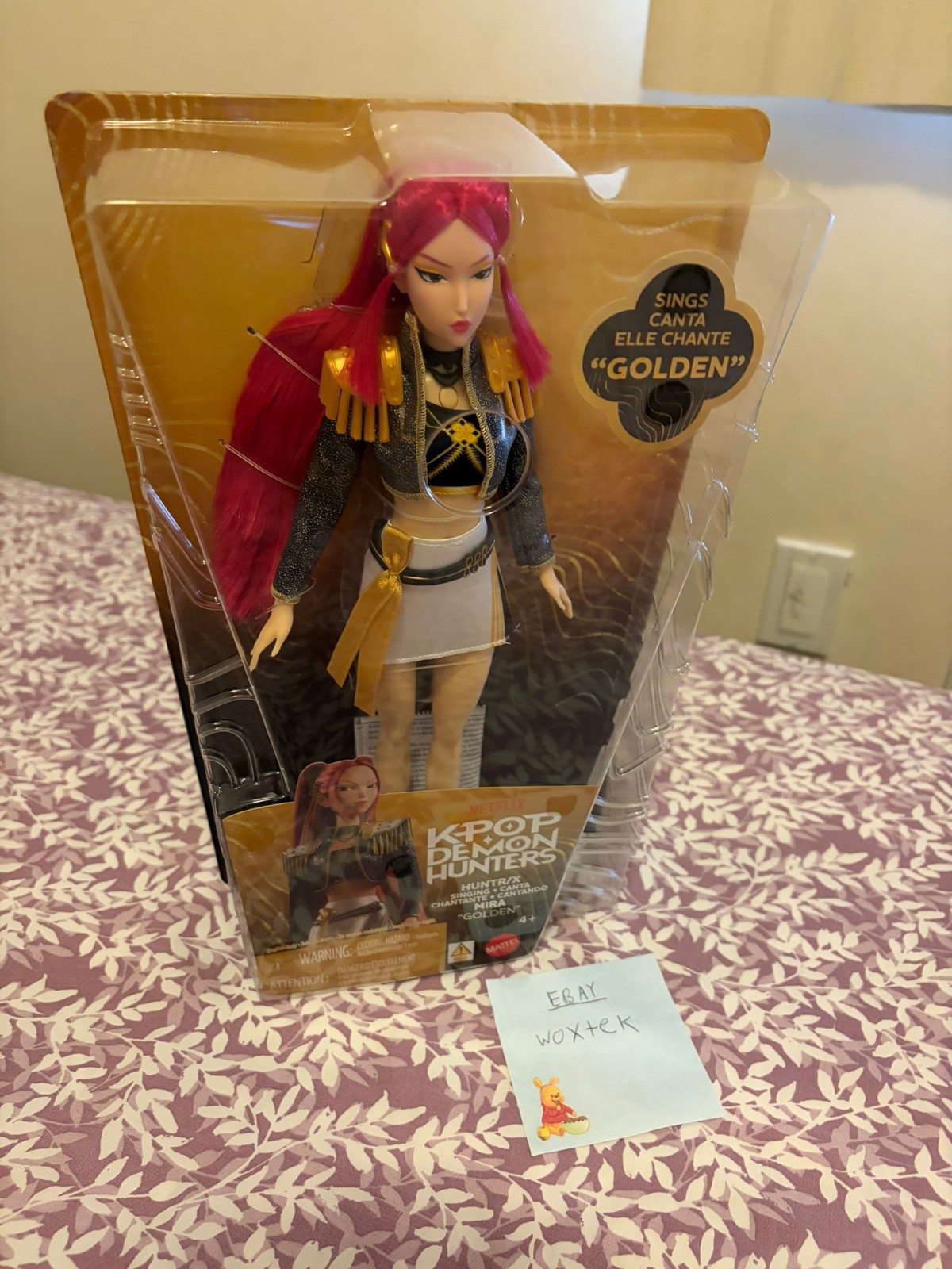 KPop Demon Hunters Huntr/X Singing Golden Dolls Full Mattel Set – Rumi/Zoey/Mira