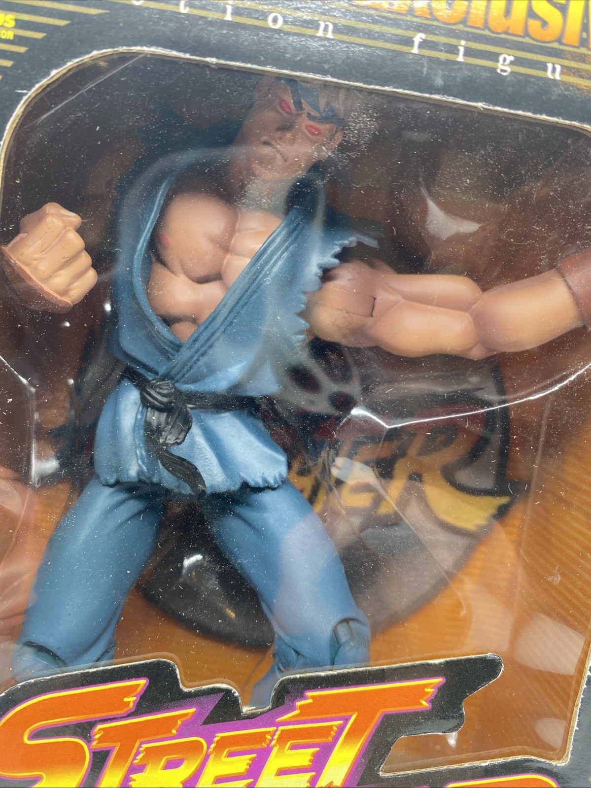 Evil Ryu Street Fighter Action Figure 1999 ReSaurus Toyfare Excl Rare Vintage