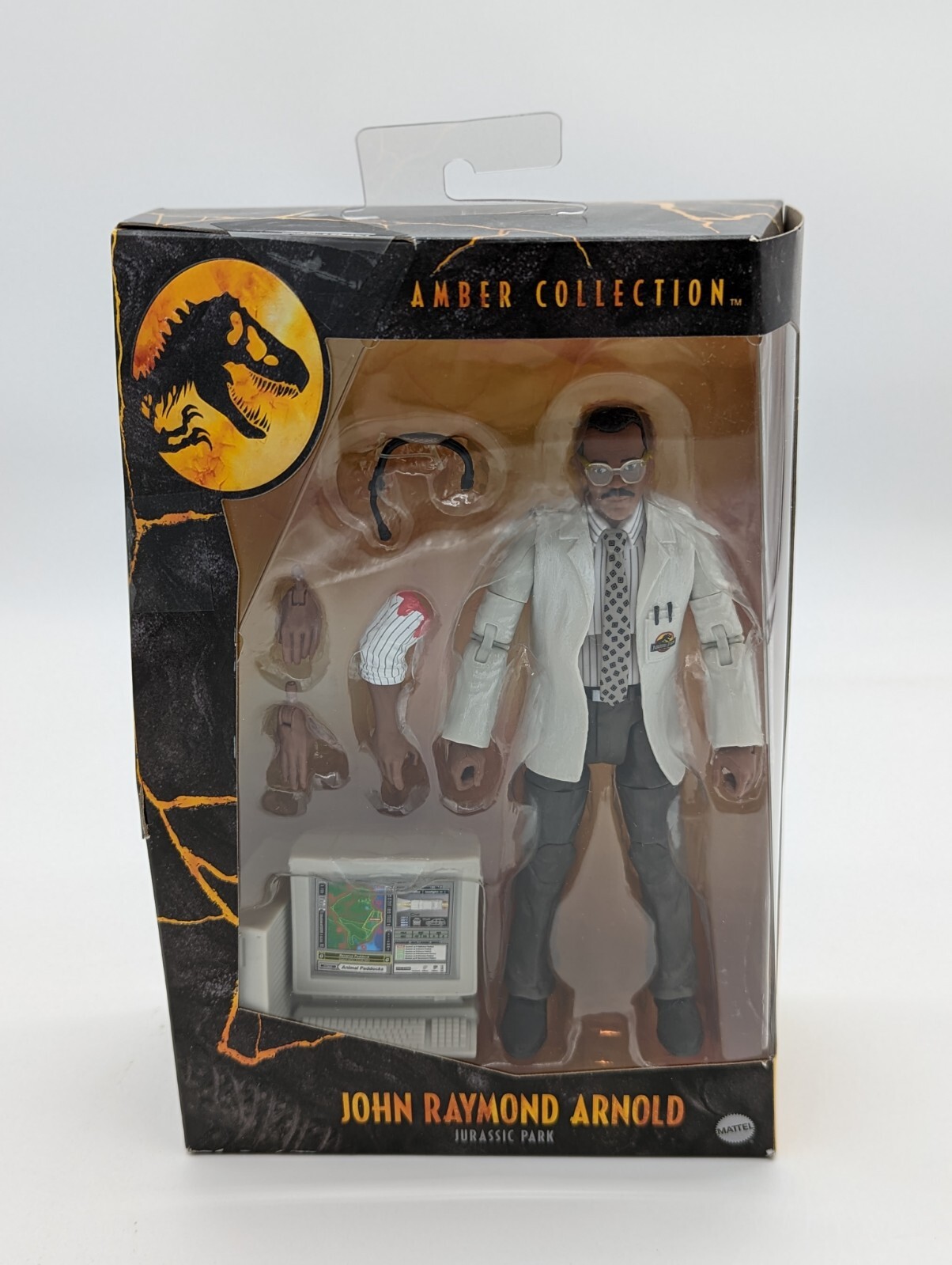 Jurassic World John Raymond Arnold 6″ Action Figure Samuel L. Jackson Mattel