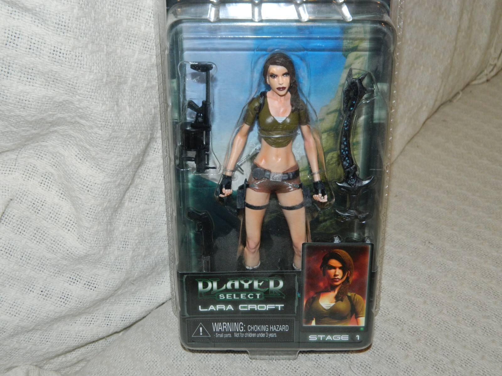 Tomb Raider Lara Croft Player Select Stage 1 Figure 2006 NECA NEW