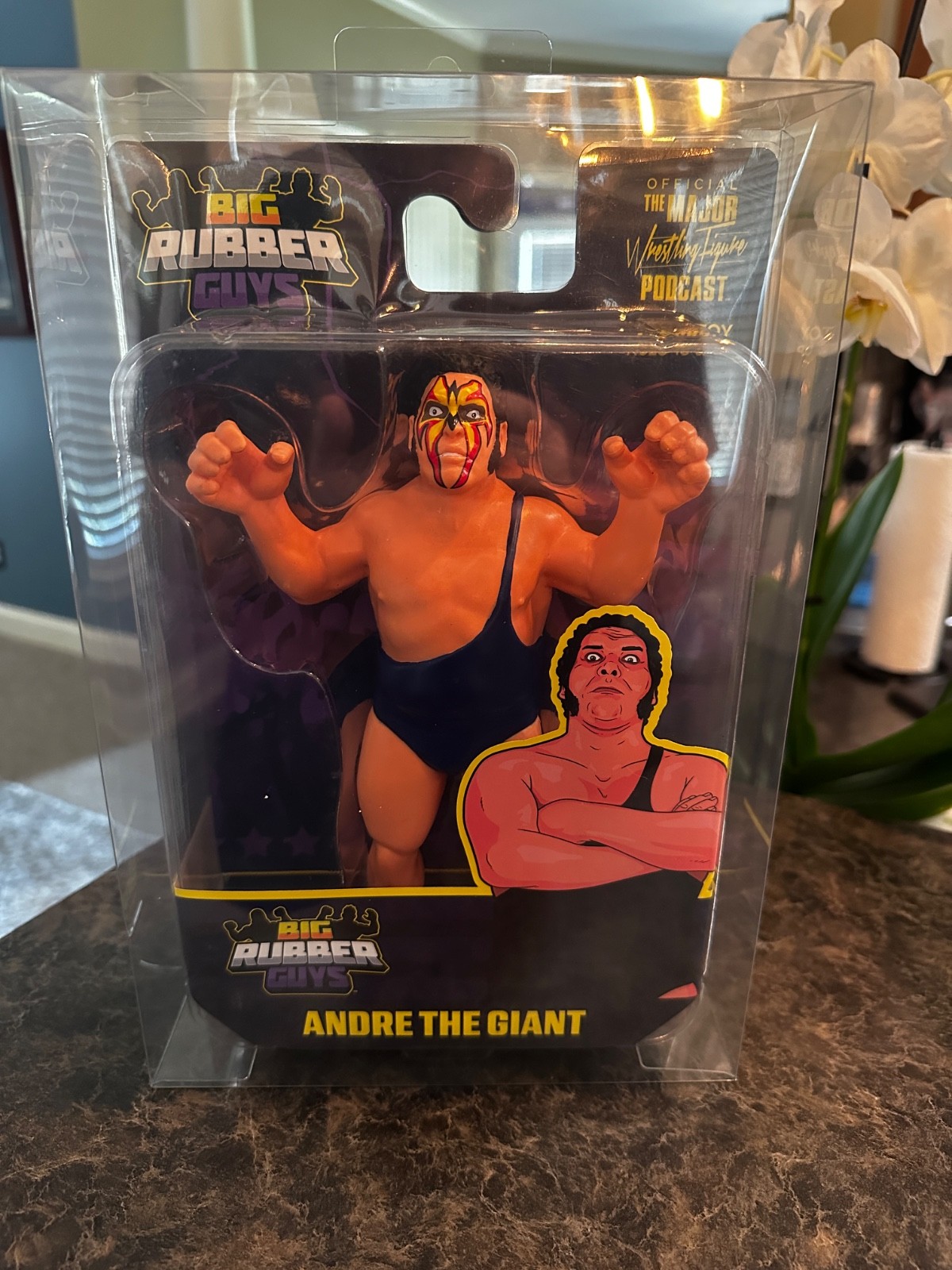 Collect Major Big Rubber Guys Andre The Giant Ultimate Warrior Face paint LJN