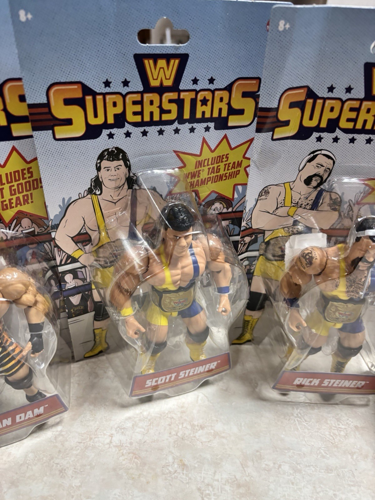 WWE Superstars Series 16 Rob Van Dam, Hurricane, Scott & Rick Steiner Bent Card