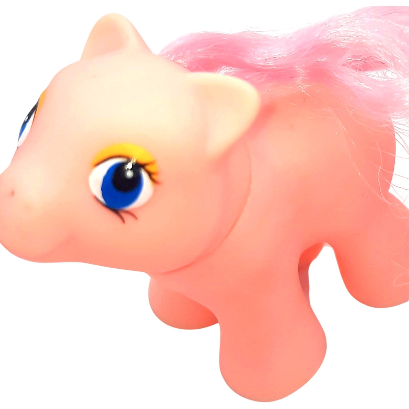My Little Pony G1 Fakie Newborn Mold Dollar Store Peach Vintage Hasbro MLP