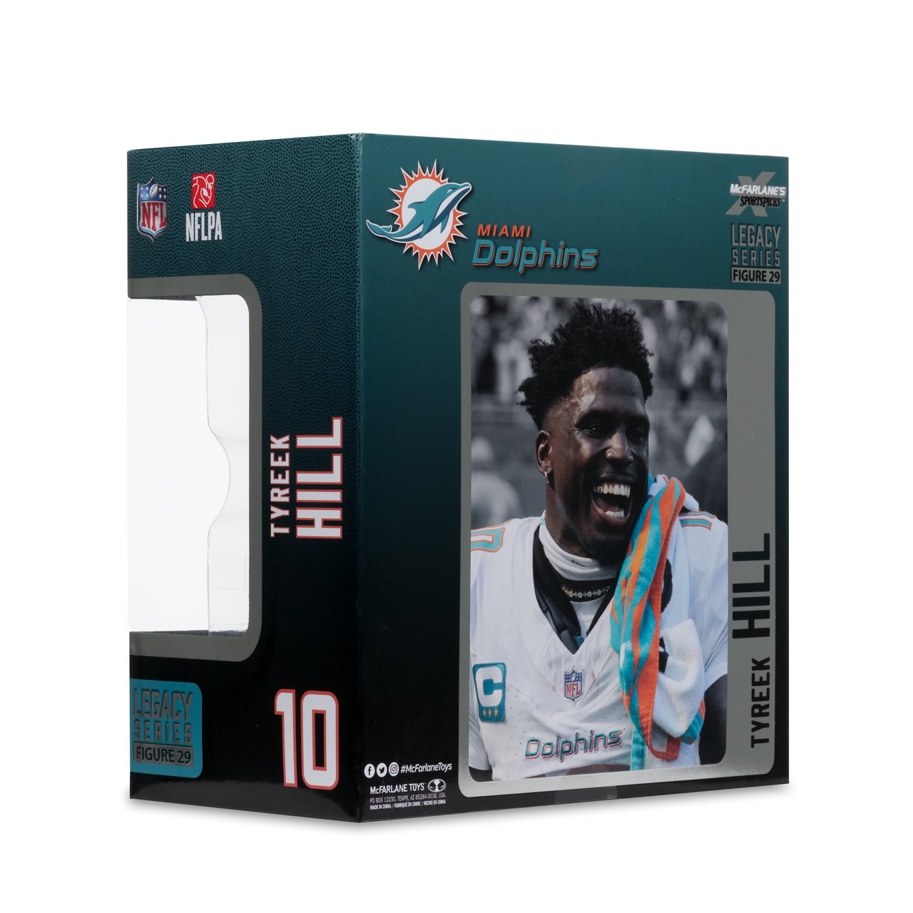 2025 McFarlane NFL SportsPicks 29 TYREEK HILL Dolphins Alternate 7″ Posed Figure