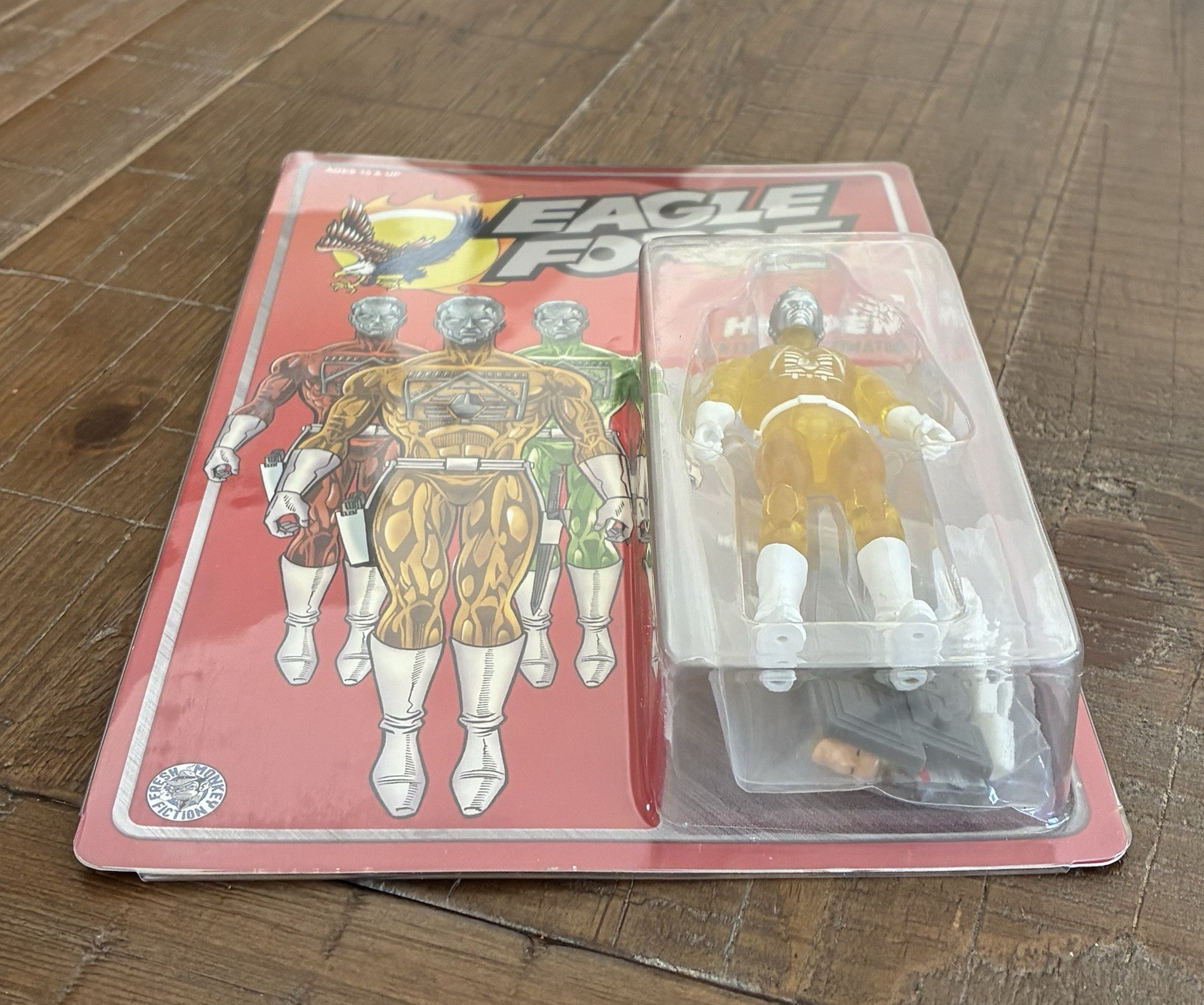 Eagle Force The Hidden Yellow 1:18 3.75″ JoeFest Fresh Monkey Fiction Figure
