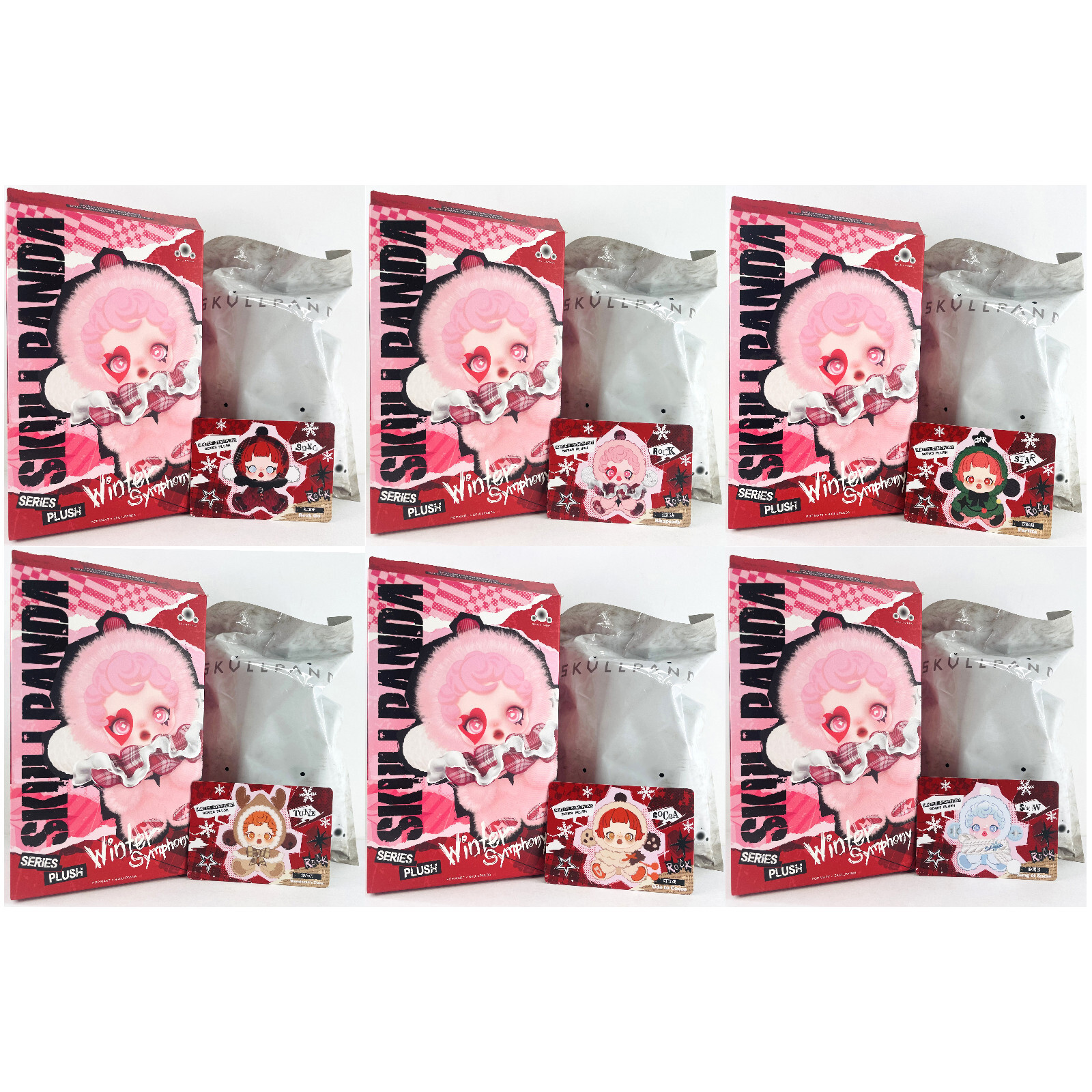 POP MART x SKULLPANDA Winter Symphony Series Confirmed Plush Figure Toys Dolls