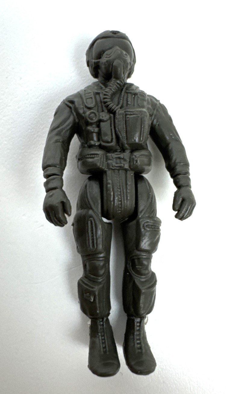 1989 Hasbro Flying Fighters Fighter Jet Pilot Aviator Action Figure 2” Tall