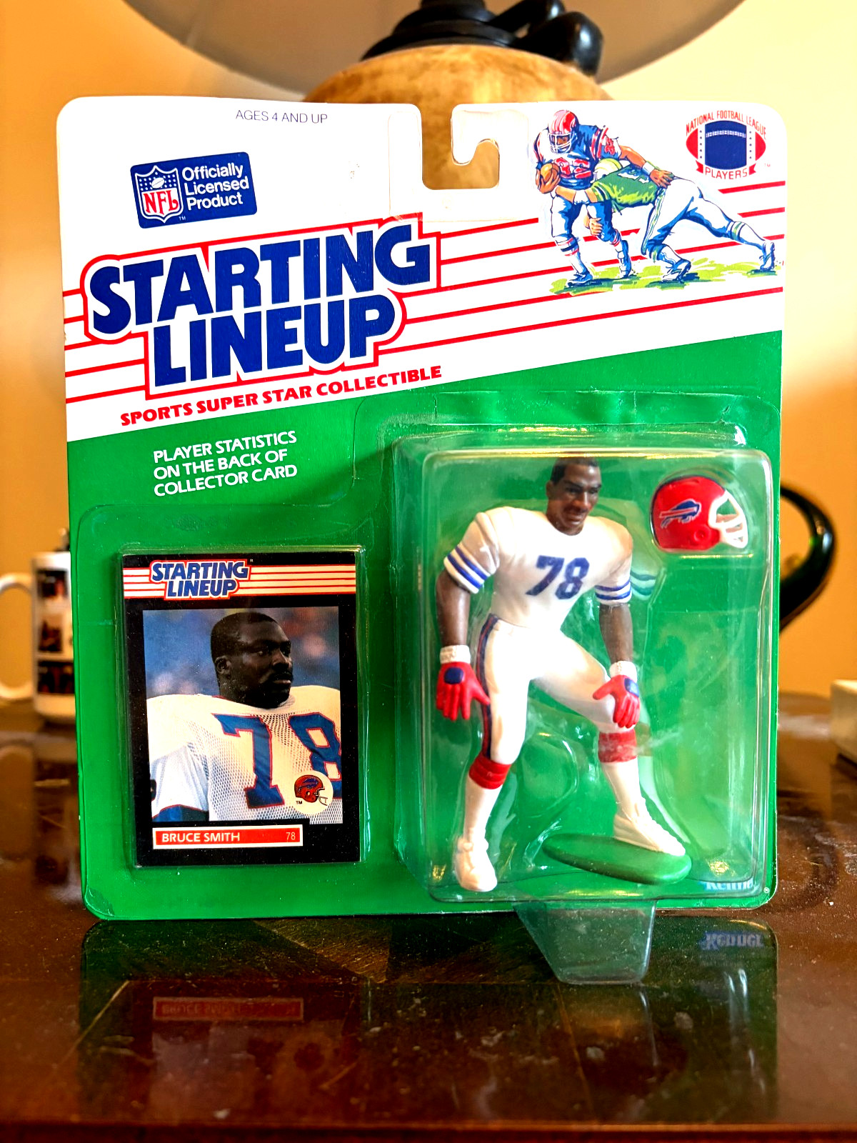 1989 Starting Lineup Bruce Smith NFL Buffalo Bills New Beautiful Condition!