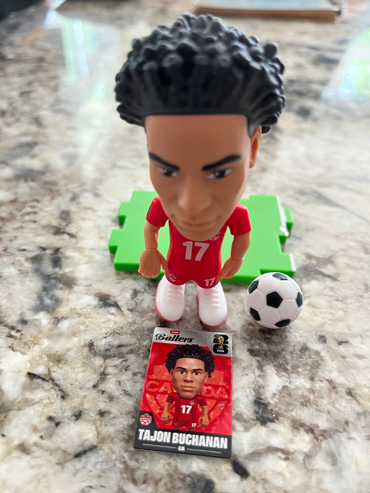 Zuru Ballers 2026 FIFA World Cup Soccer Tajon Buchanan #17 Canada BLOWOUT SALE!!