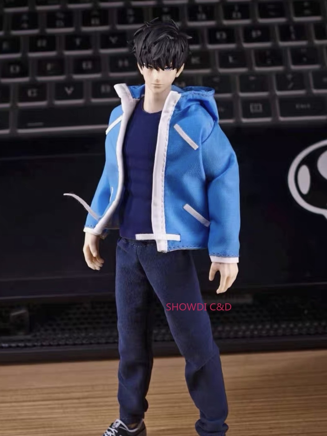 1/12 Handmade Custom Coat Set For 6” Sung Jin-Woo Action Figure Body（No Figure）