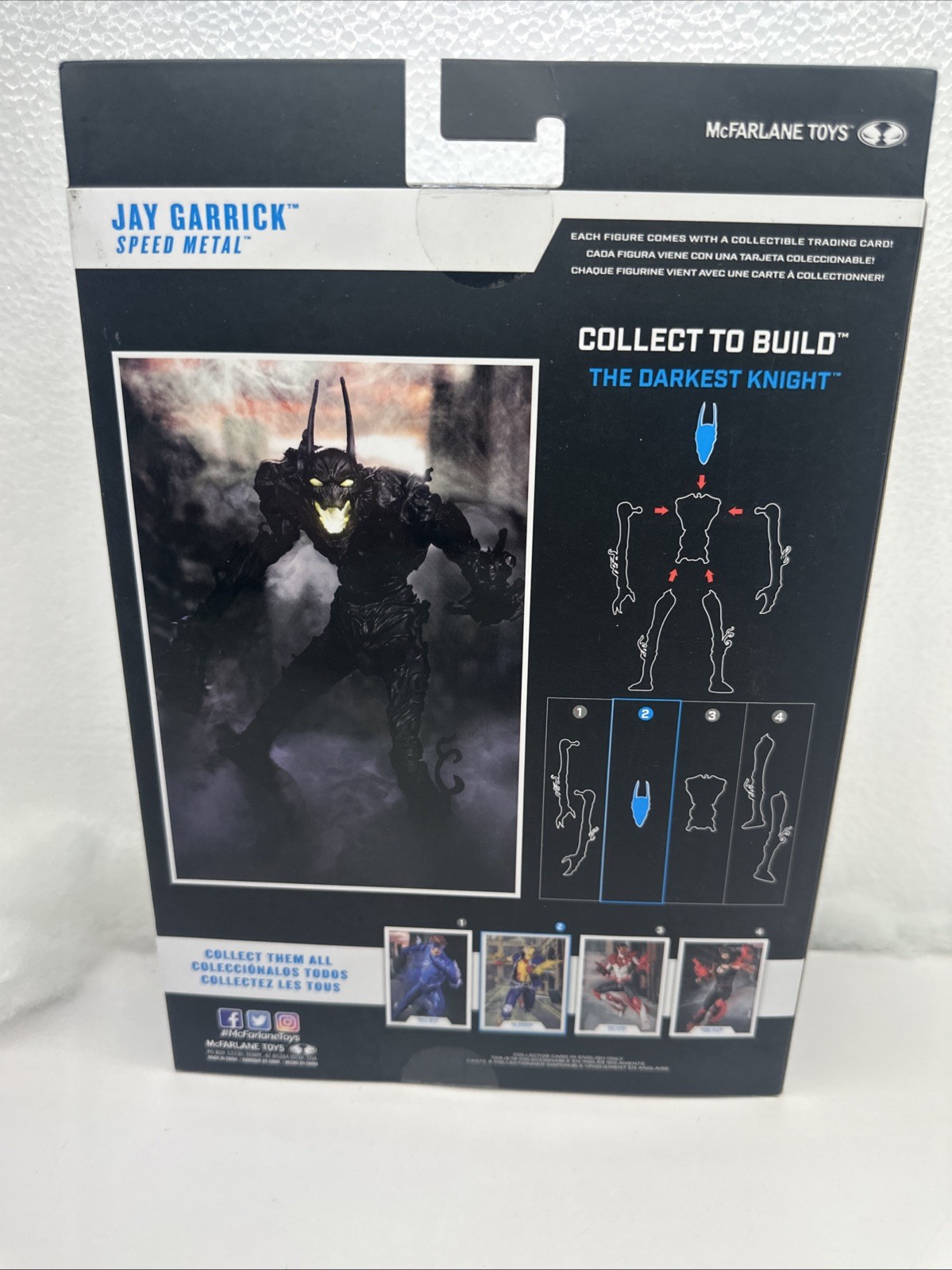 McFarlane DC Multiverse Jay Garrick SPEED METAL BAF Darkest Knight 7″ Action Fig