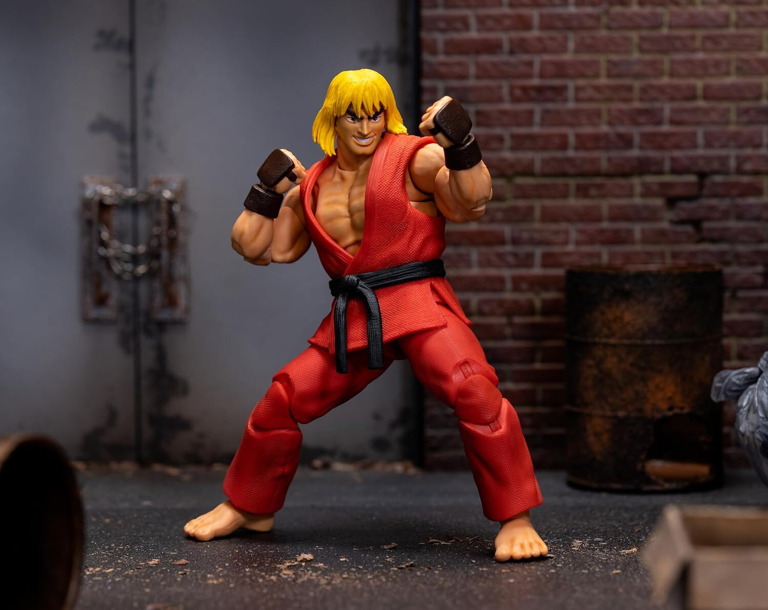 Jada Street Fighter II 6″ Ken Figure Action Figure, Toys Kids and Adults Collect