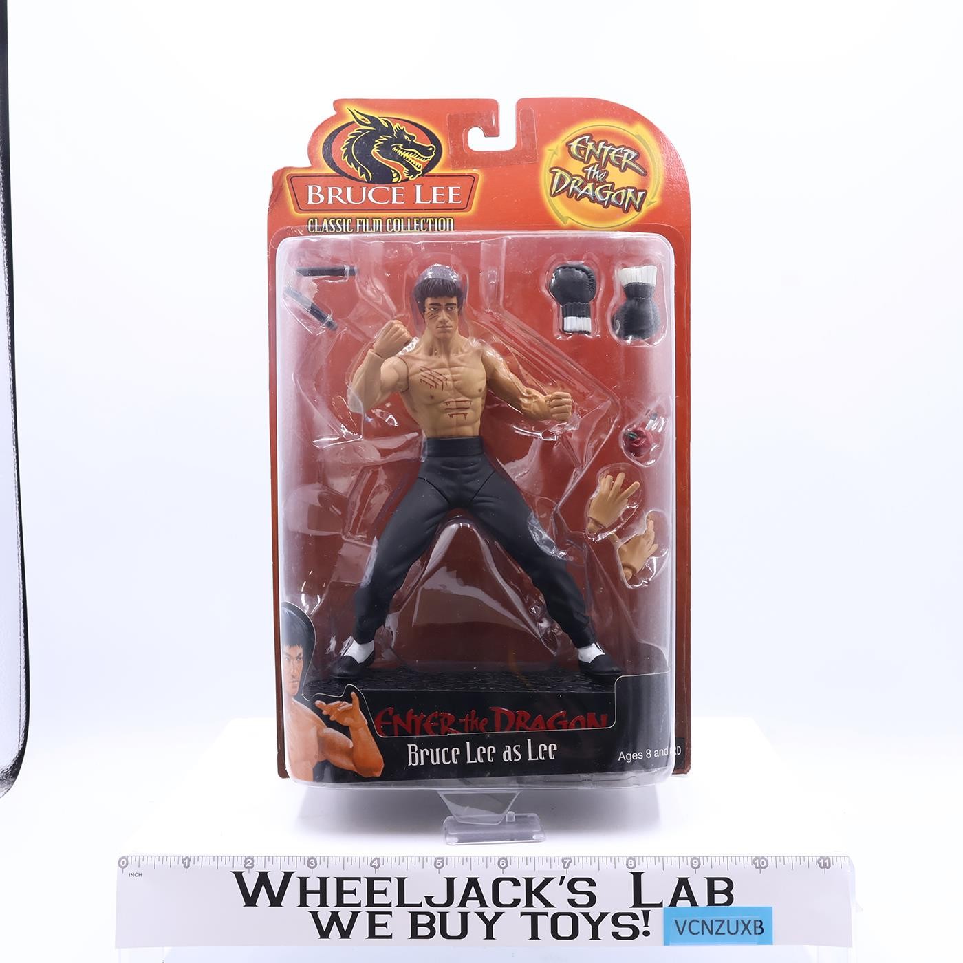 Bruce Lee as Lee Enter the Dragon 2000 Play Along Action Figure NEW SEALED