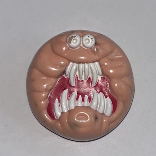SUPER RARE!! 1987 Hasbro-Ugly Belly Buttons- Chomp-HTF-MAJOR PLAY WEAR! COOL!!