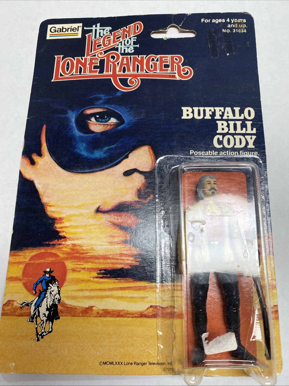 Buffalo Bill Cody / 1980 / Gabriel / MOC / The Legend of the Lone Ranger A.