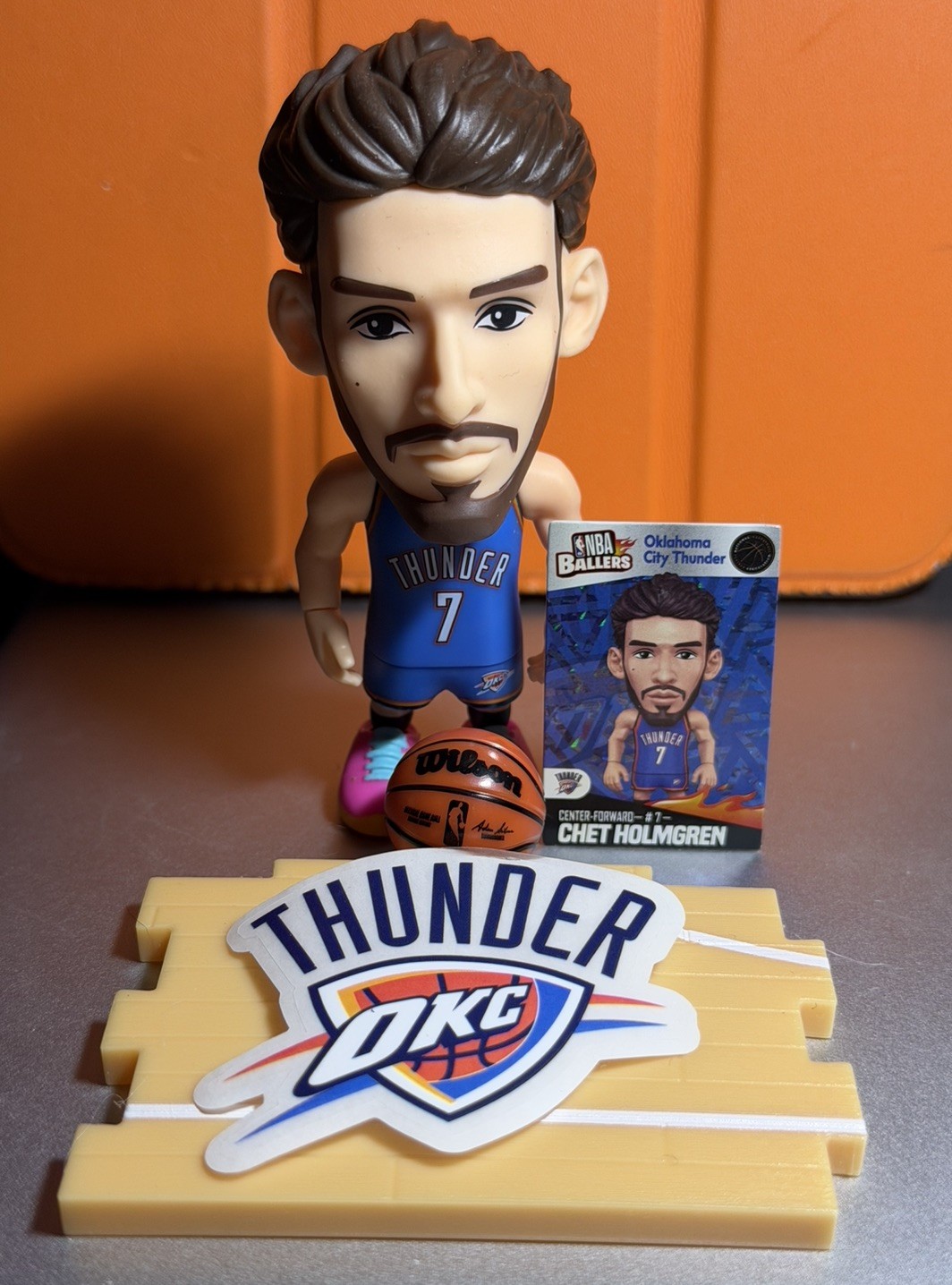 Zuru NBA Ballers Series 2 ~ Chet Holmgren Oklahoma City Thunder – Blue Jersey