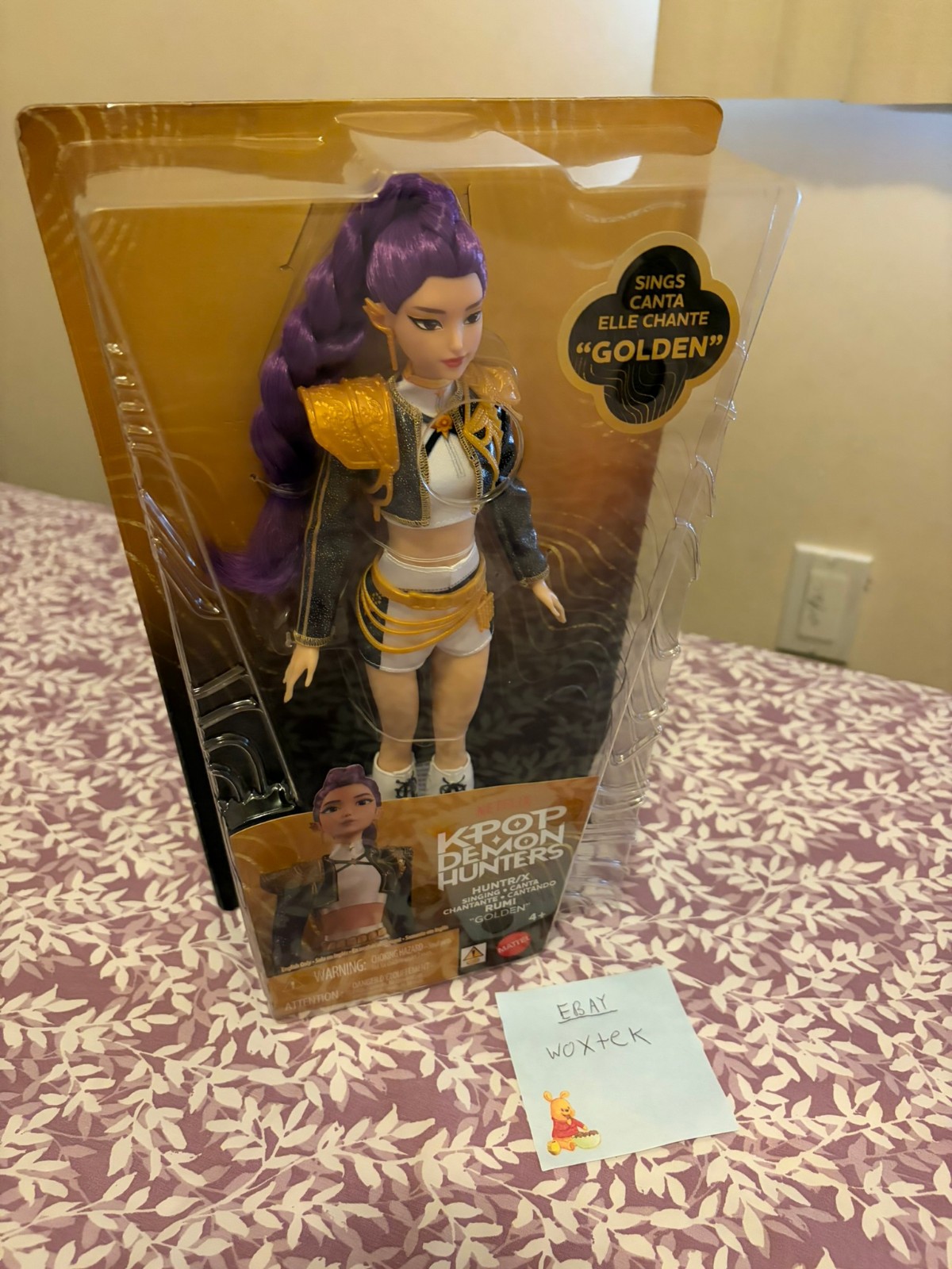 KPop Demon Hunters Huntr/X Singing Golden Dolls Full Mattel Set – Rumi/Zoey/Mira