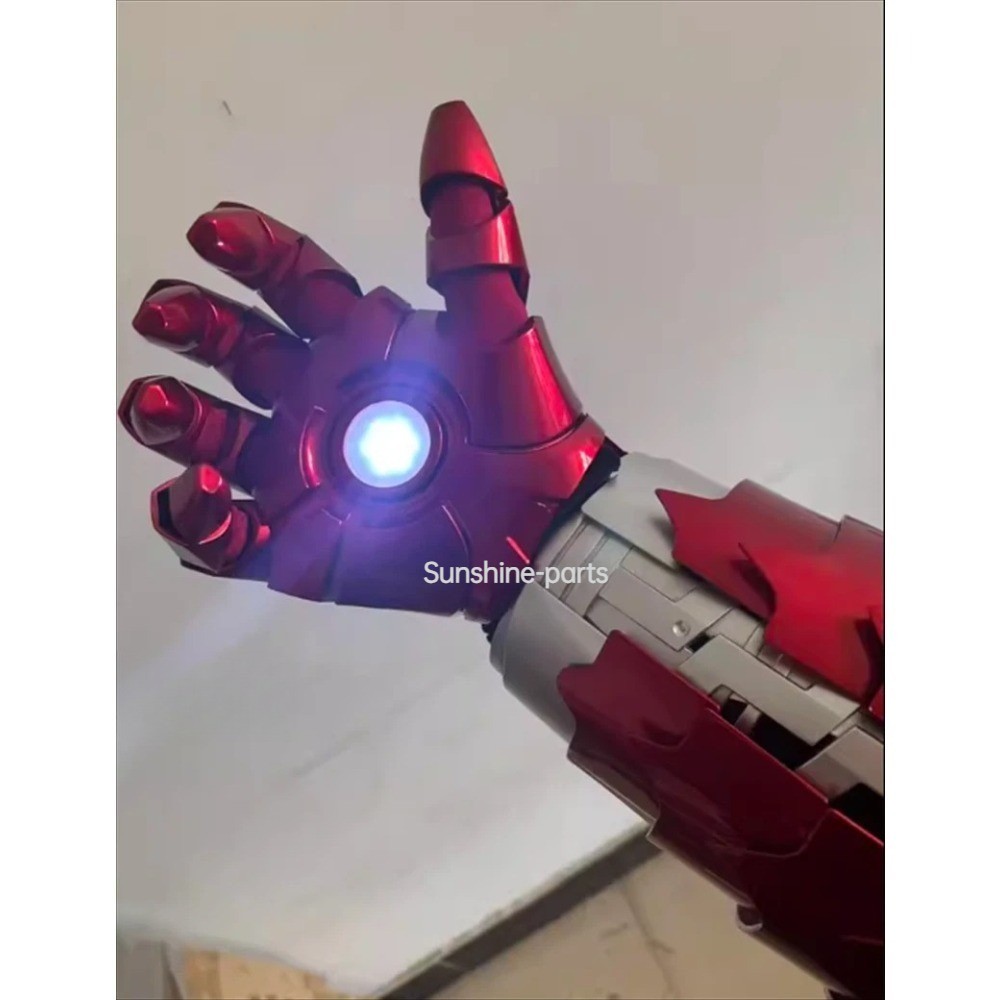 Iron Man Arm Armor w/Base Wearable Mech Arm Voice Touch Control Cosplay Props US