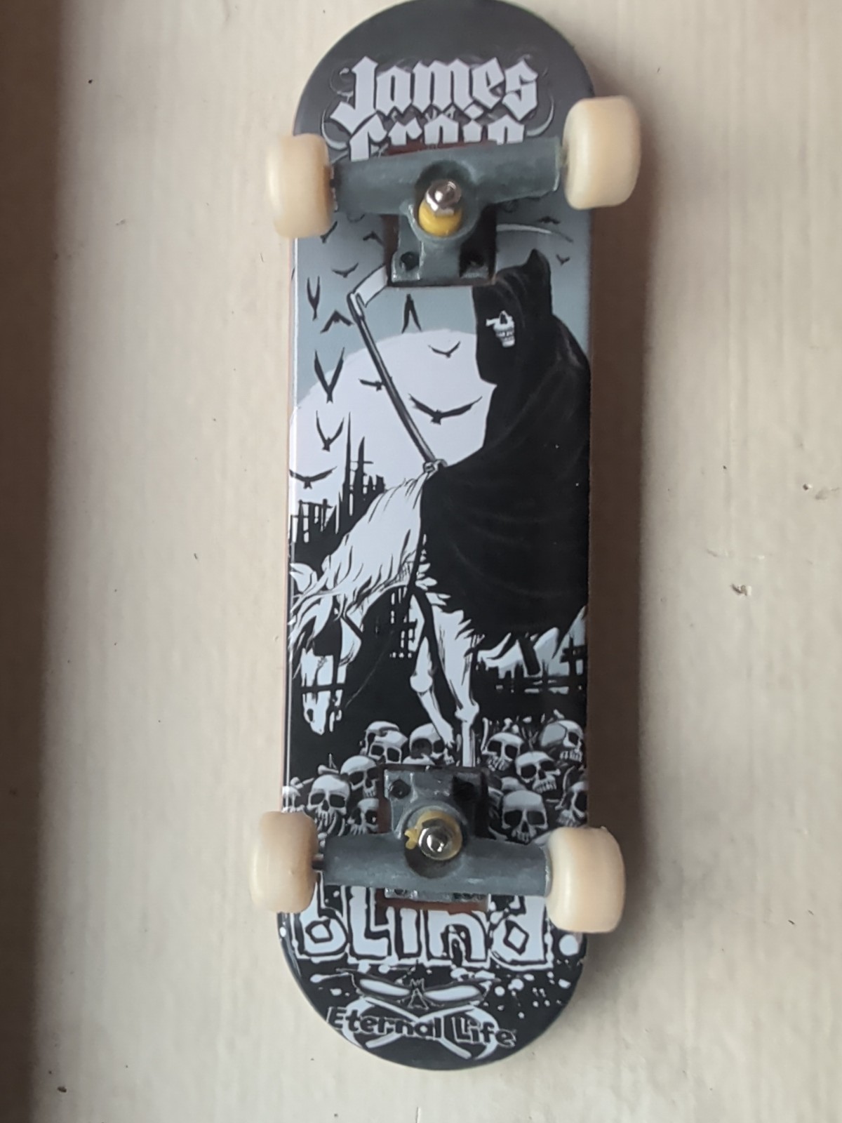Blind James Craig Grim Reaper Eternal Life Tech Deck 2000s Era VTG Finger Board