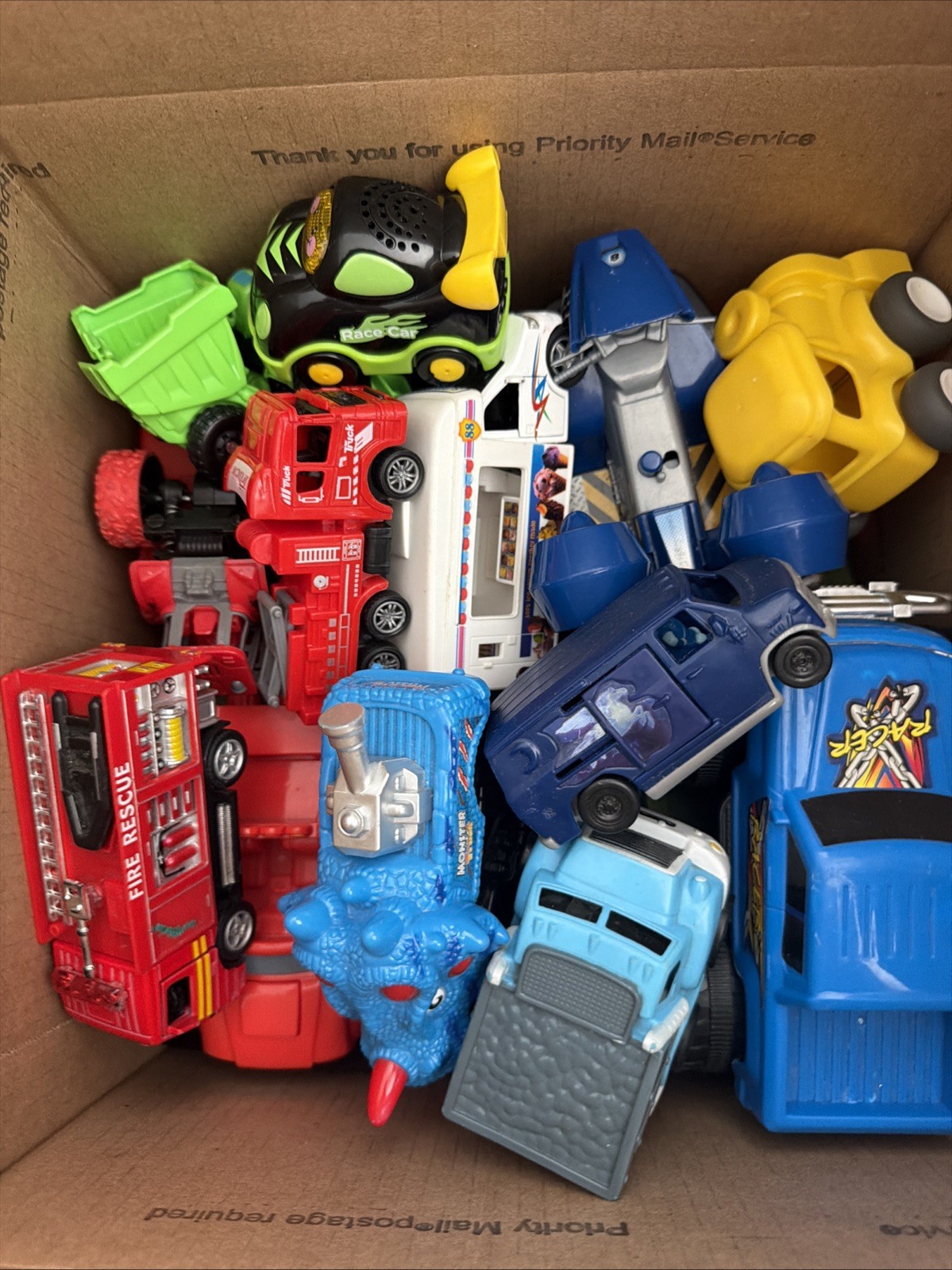Random Box Of Small 1 To 4’ Size Mystery Toy/cars 5’ 13OZ Box Fun For Kids 18itm