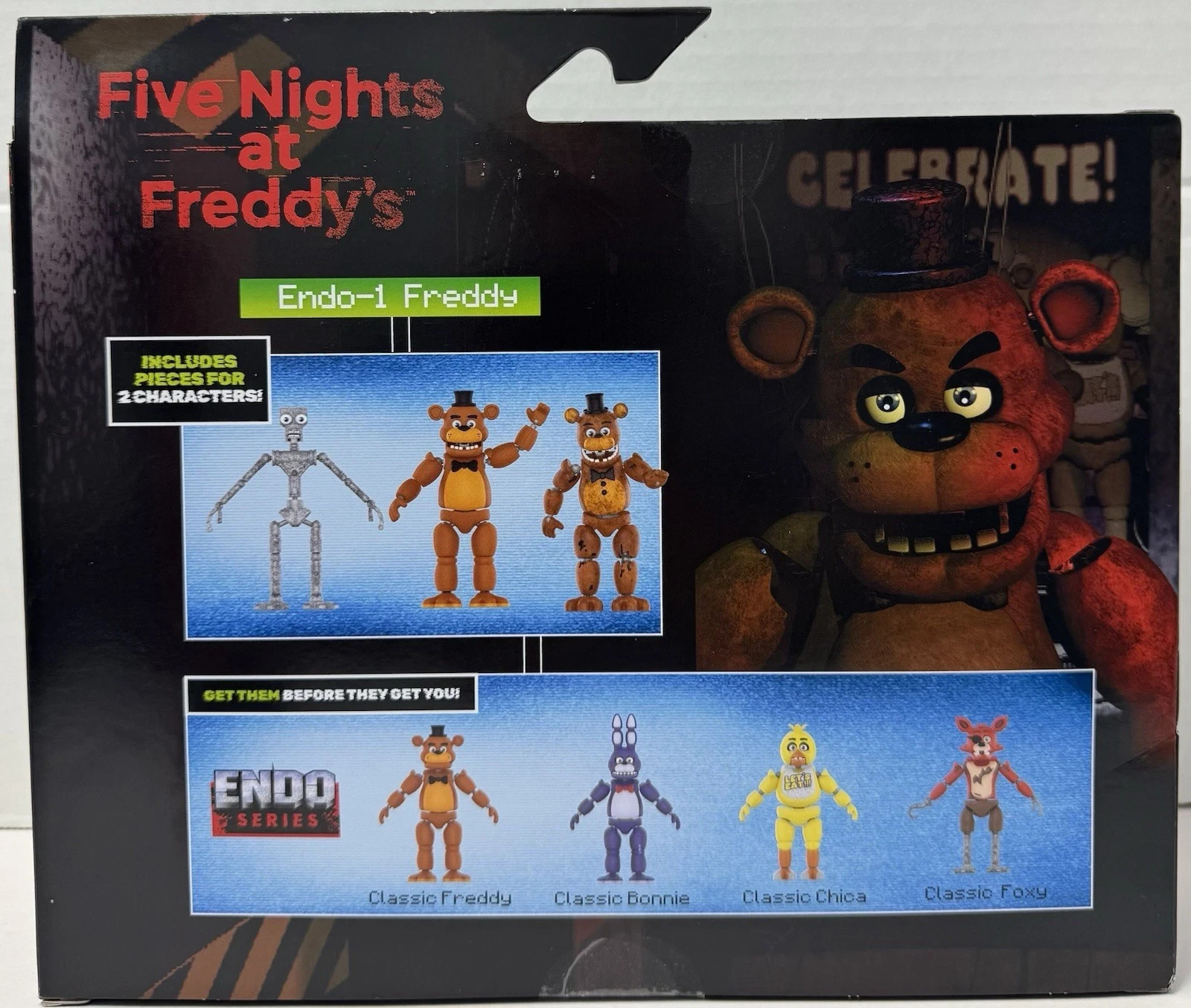 Five Nights At Freddy’s Endo Series Classic and Withered Freddy Jazwares FNAF