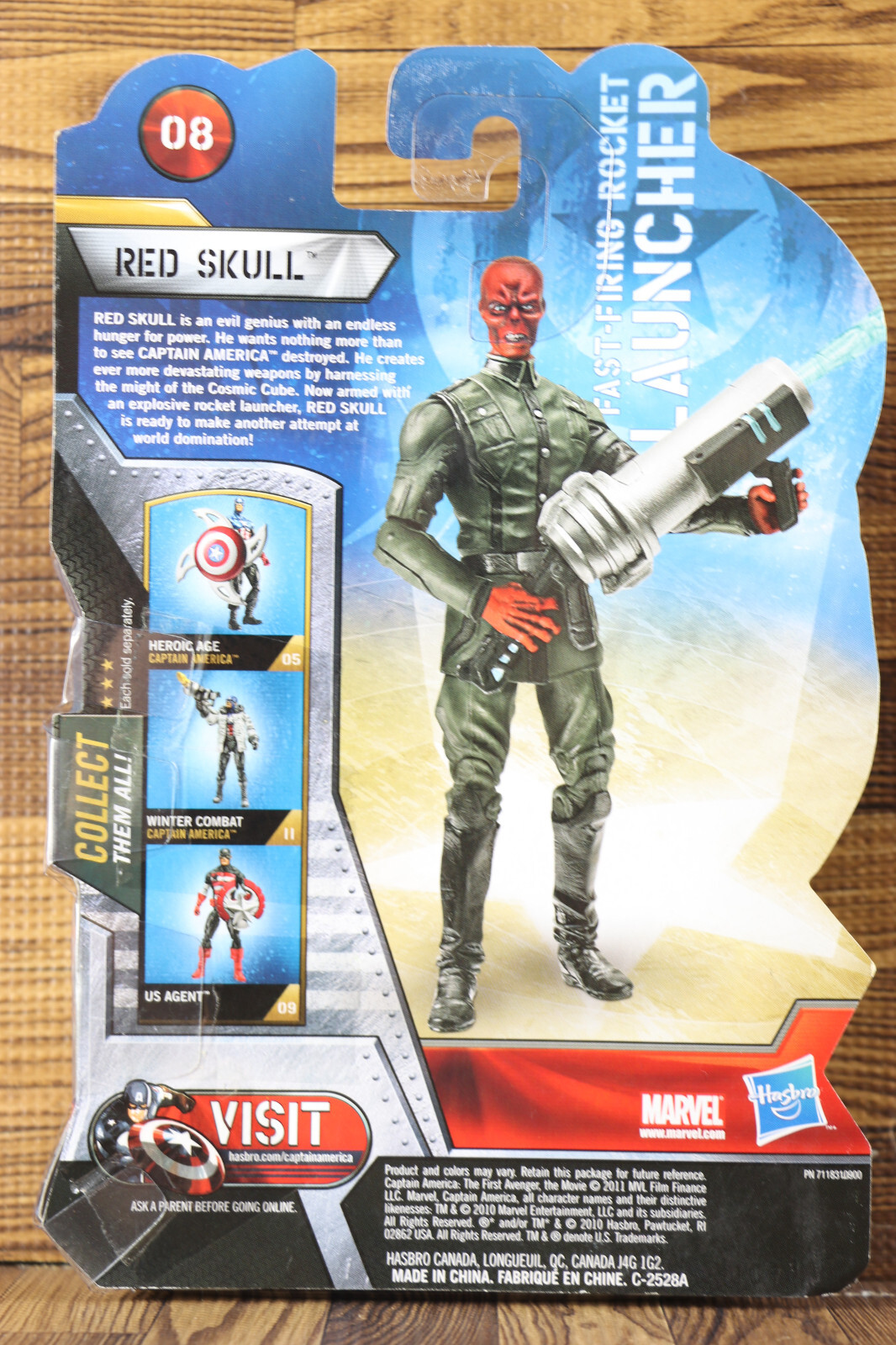 2011 MARVEL Captain America Movie Series RED SKULL #08