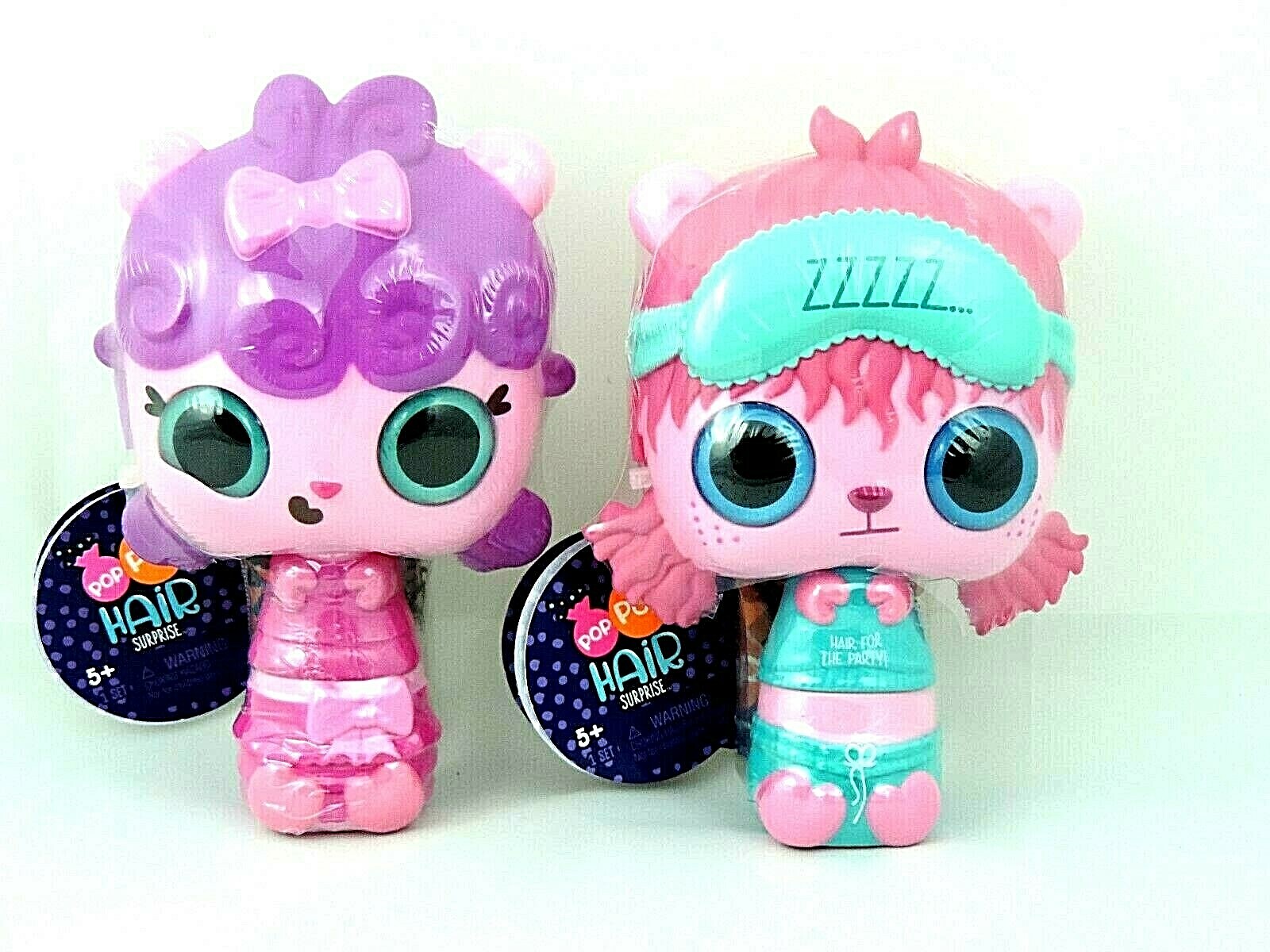 2 MGA Pop Pop Hair Surprise 3-1 Pop Pets W/Pop Surprise~Roll~New Factory Sealed