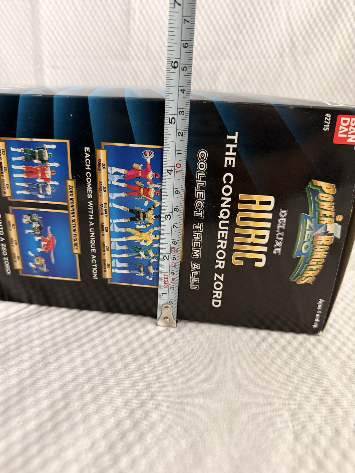 Ban Dai Power Rangers Zeo Auric The Conqueror Zord Complete İn Box 1996 Vintage