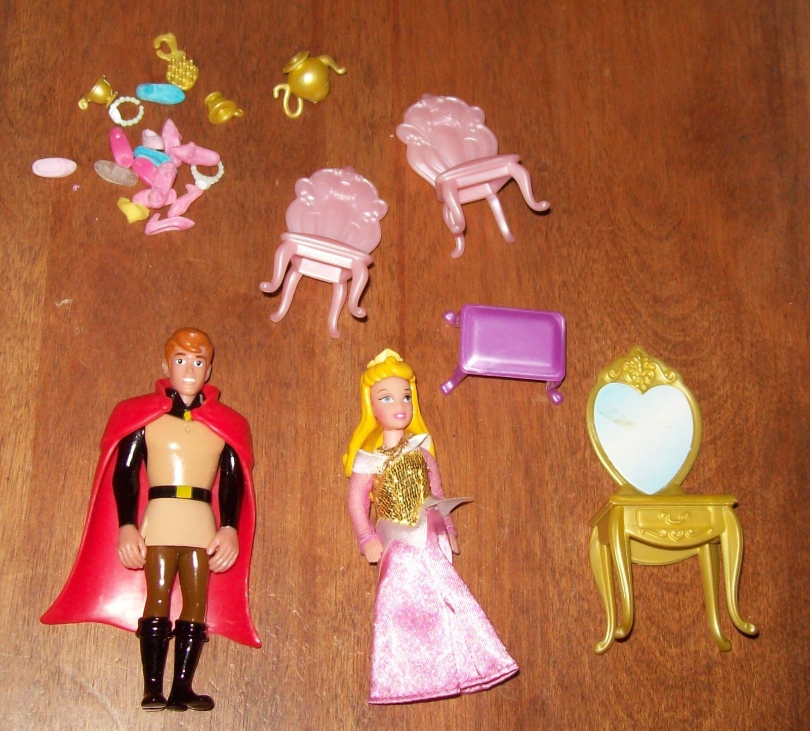 Lot of Disney Princess Sleeping Beauty Toys Figures & Accessories