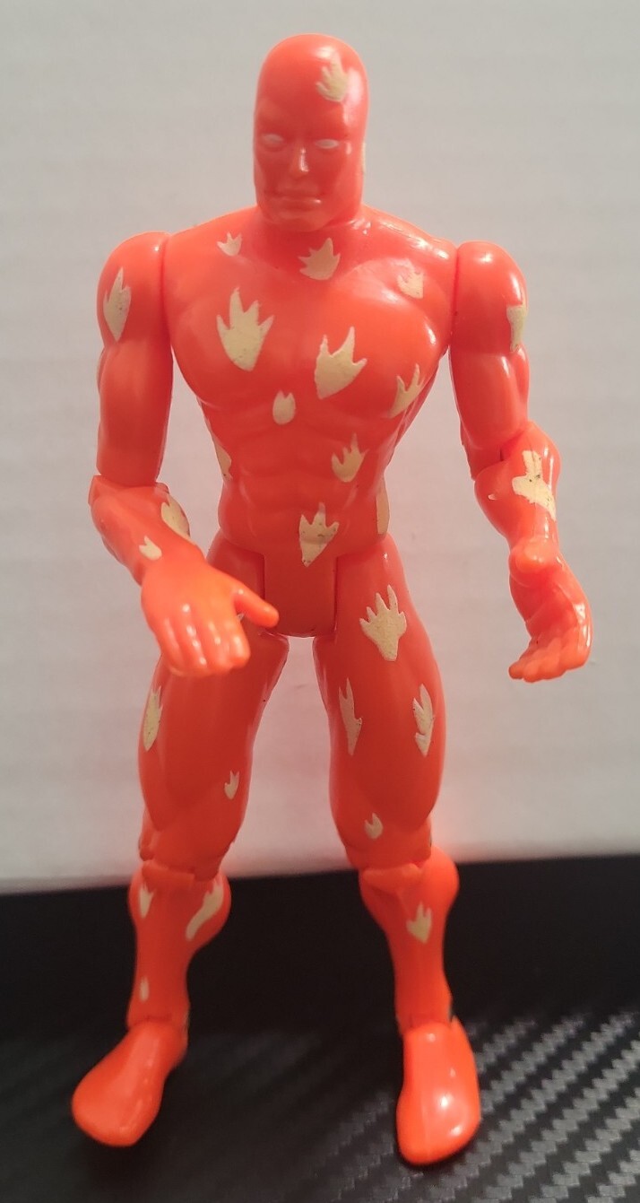 TOYBIZ MARVEL TEAM UP HUMAN TORCH K MART EXCLUSIVE LOOSE ACTION FIGURE! L34