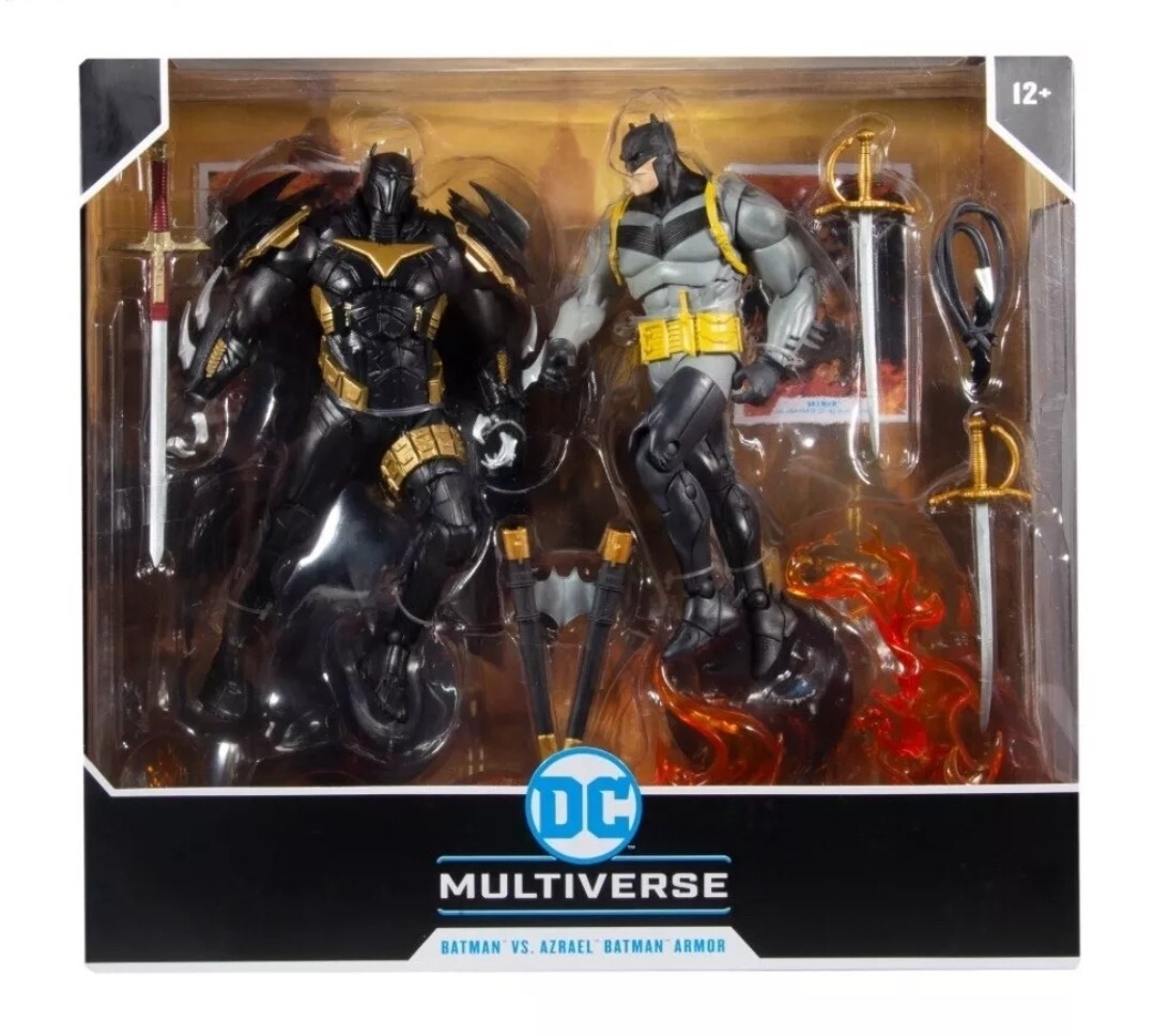 McFarlane Toys DC Multiverse Figure Batman vs Azrael Batman Armor Curse 2 Pack