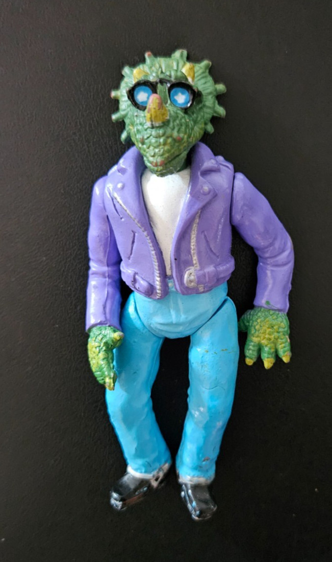 Vintage B.C. Bikers Dinosaur Action Figures Scales 4.75″