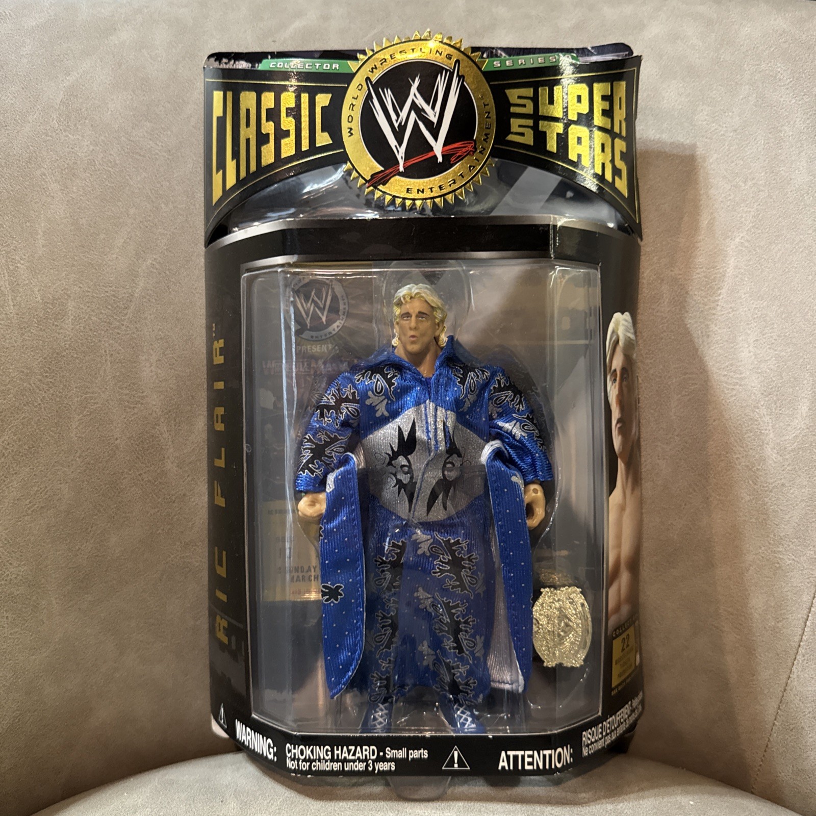 WWE / WWF “Ric Flair” Jakks Classic Superstars Collector Series 9 NIB