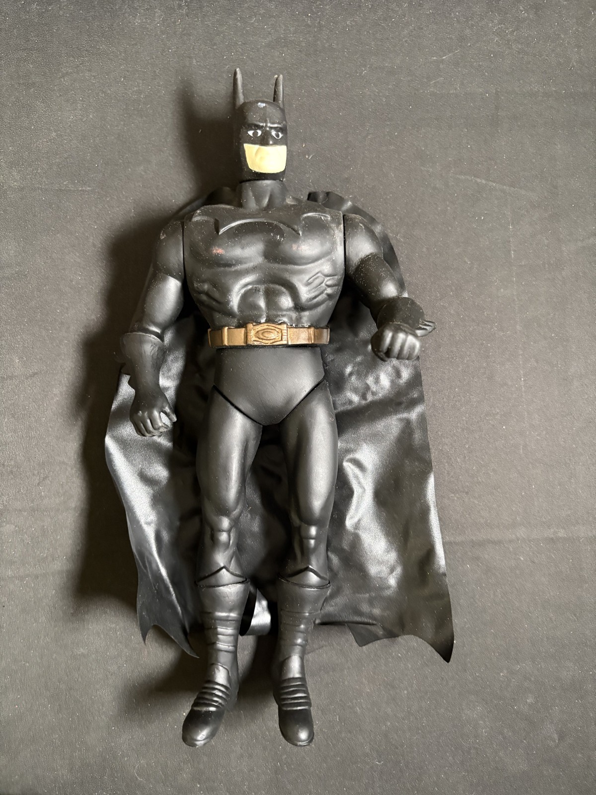 1990’s unranded Batman 12″ action figure doll no symbol with cape Bootleg?