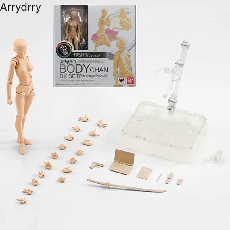 Articulated Male & Female Artist Mannequins PVC Action Figure Drawing Model Set