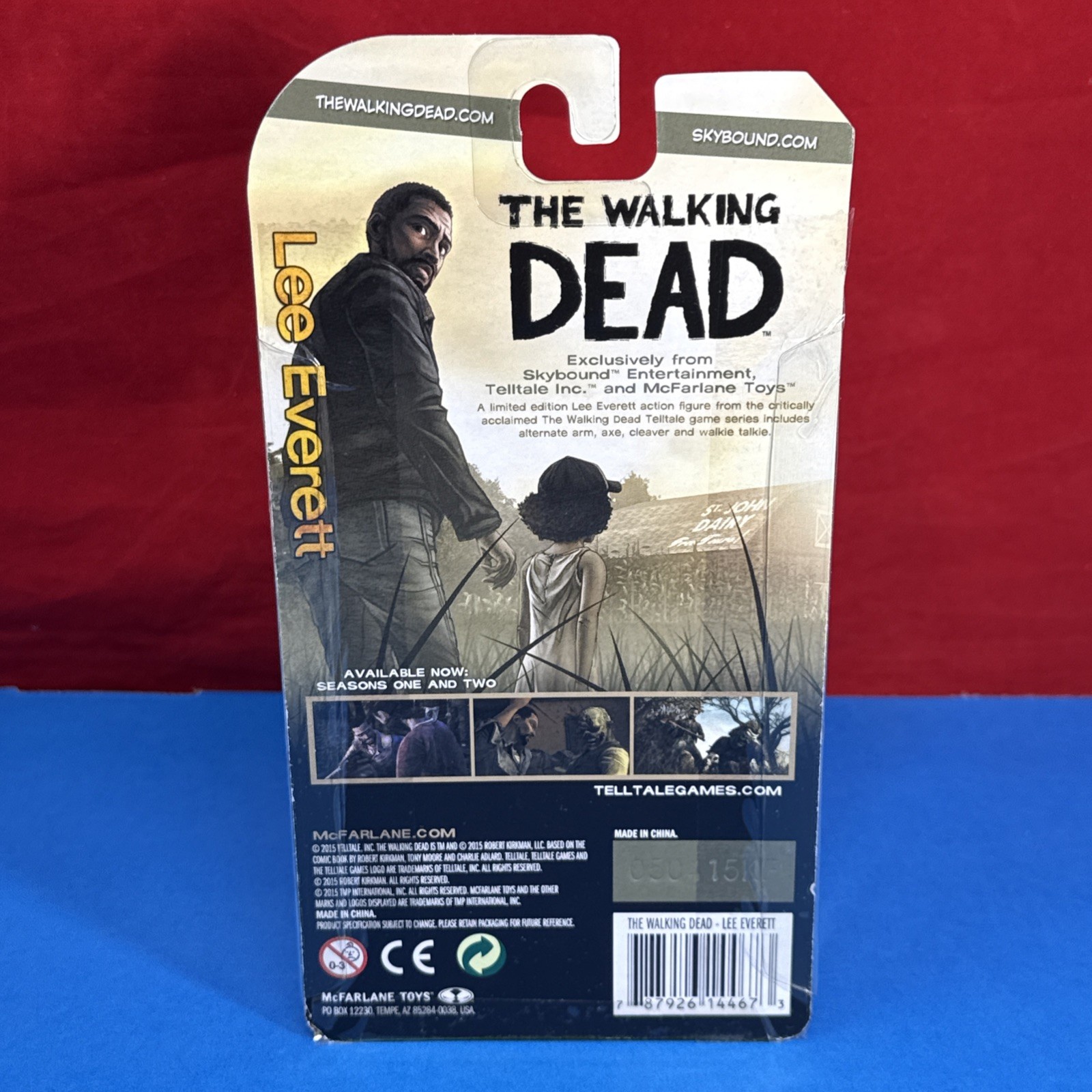 McFarlane Walking Dead Lee Everett Action Figure Color Clean Version Exclusive