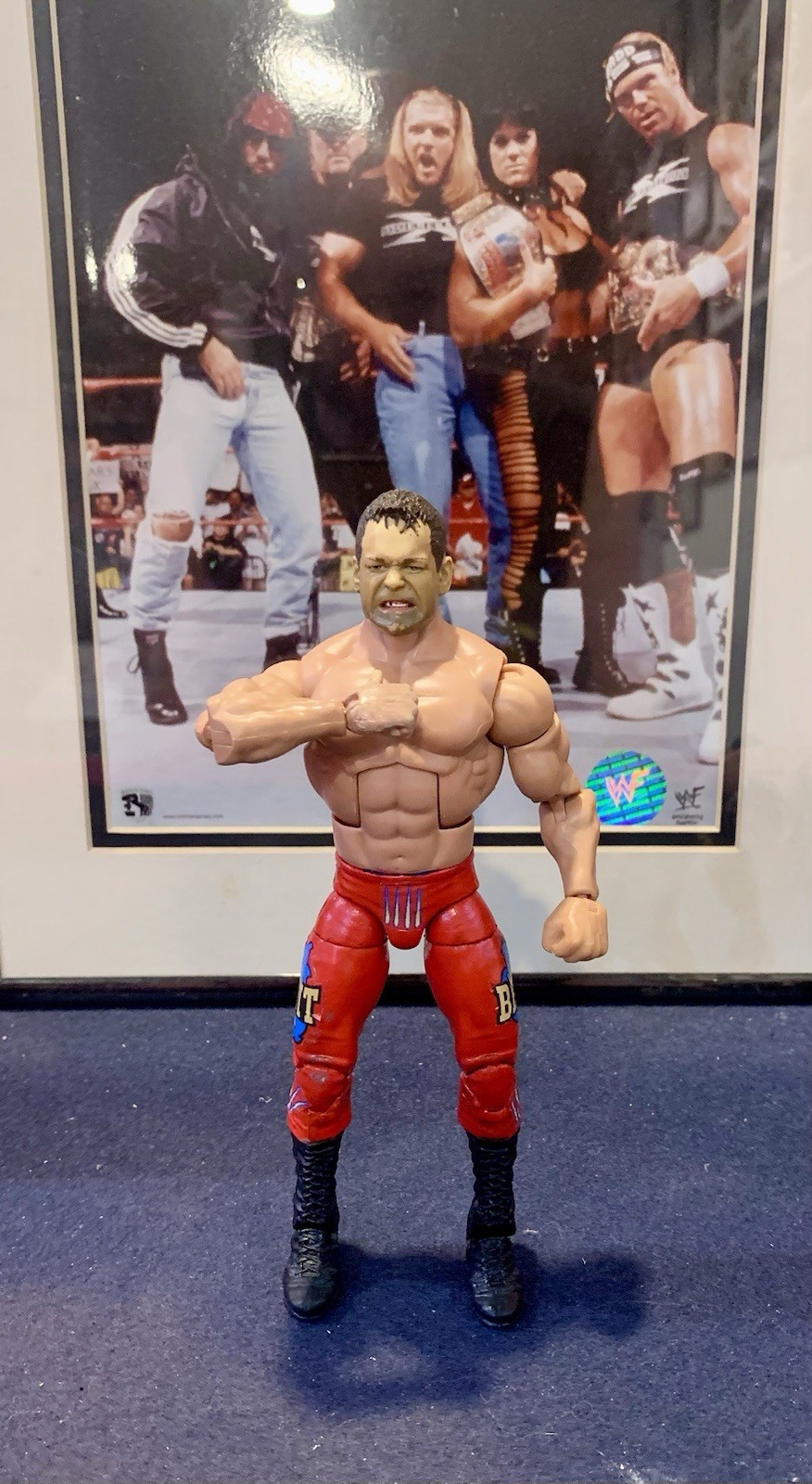 WWF WWE Mattel Elite Custom Chris Benoit Wrestling Figure
