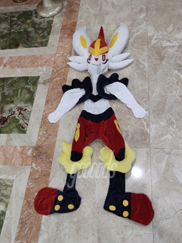 Giant Anime Plush Doll Cover Zeraora Cinderace Skin Pillow Case Toys 63″/160CM