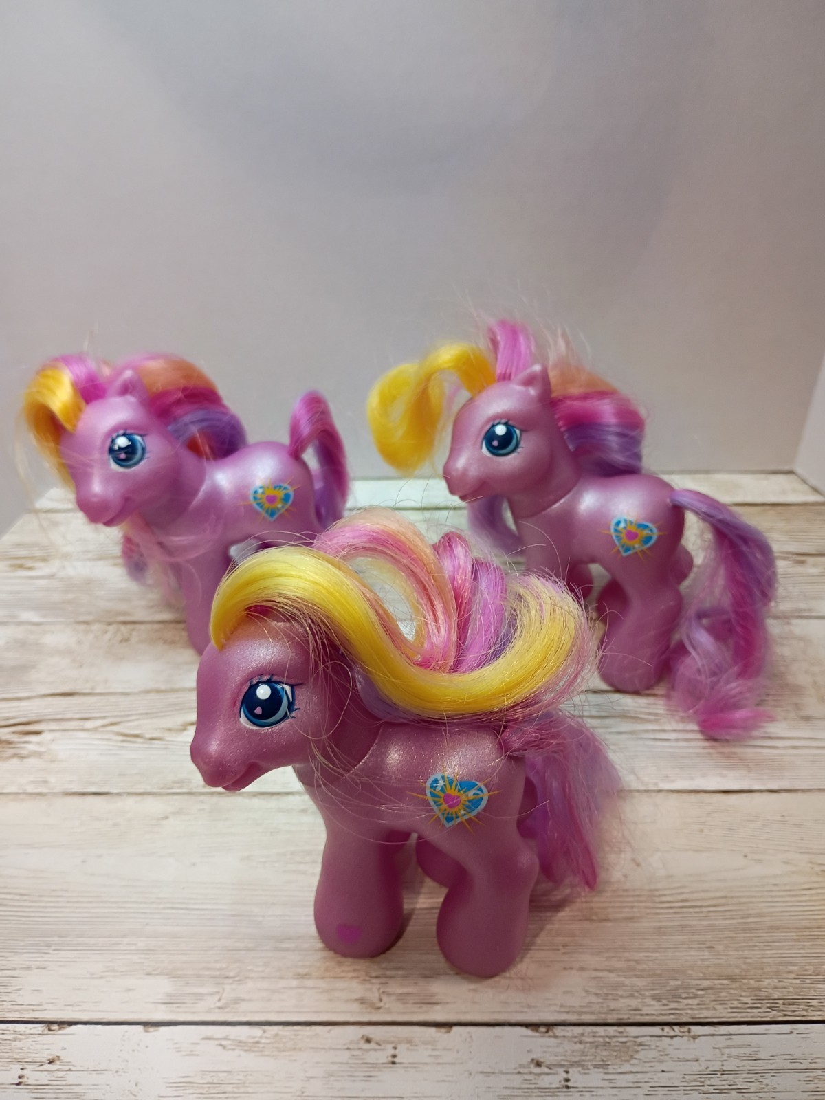 2002 My Little Pony G3 Baby Pink Sunsparkle Hasbro (Price Is for Single Pony)