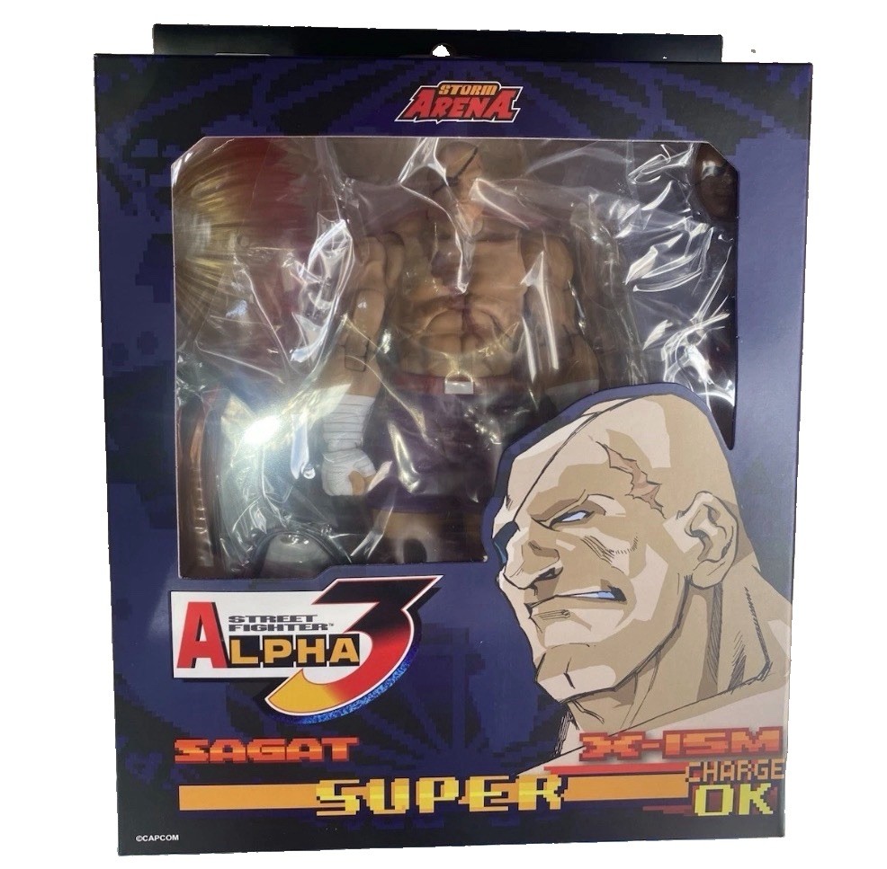 Street Fighter Alpha 3 Storm Arena Sagat Purple Shorts BBTS Special Edition