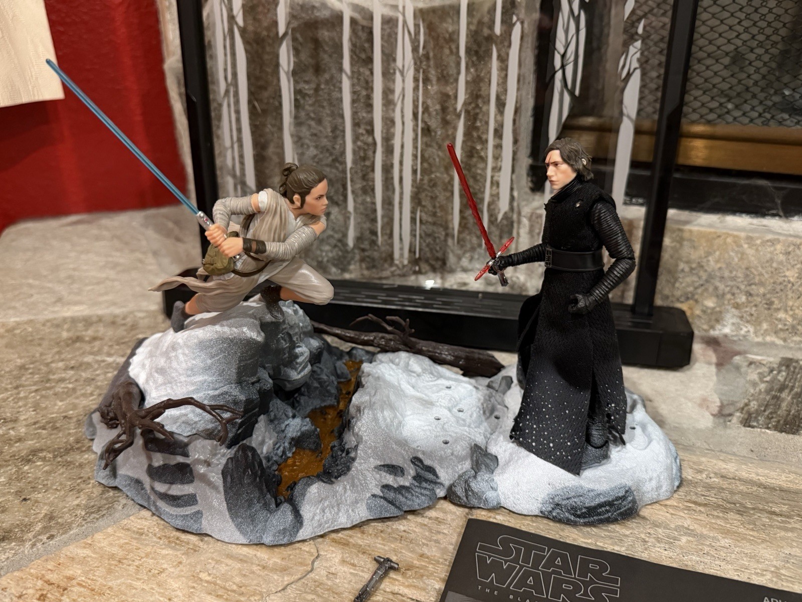 NEW 2018 SDCC Exclusive Star Wars Black Series Rey & Kylo Starkiller Base No Box