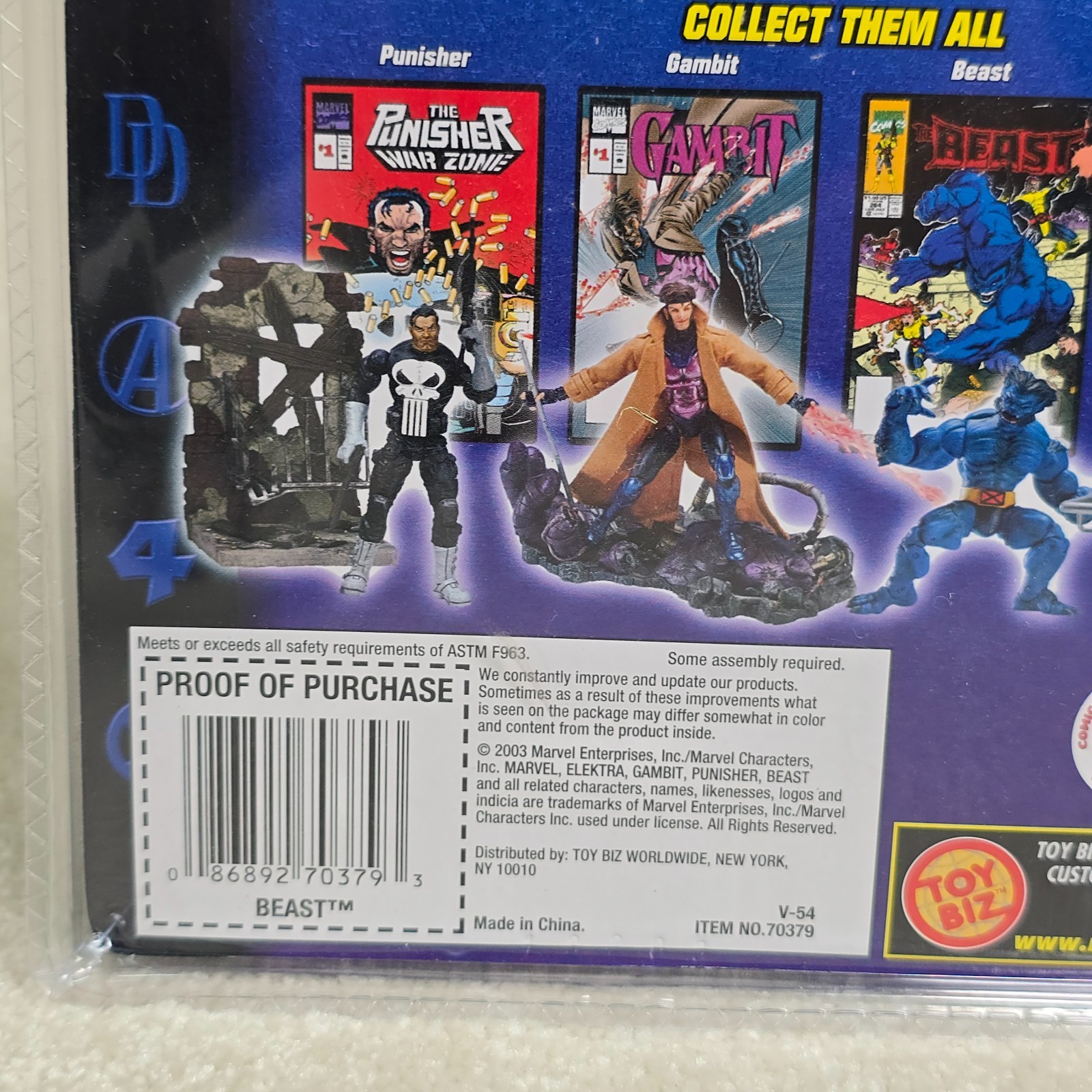 Marvel Legends Beast Posebable Action Figure And Comic Book New Original Package