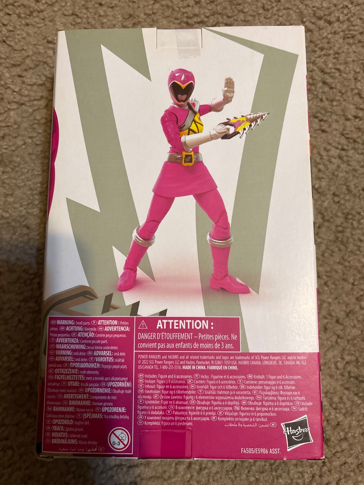 Power Rangers Lightning Collection Dino Charge Pink Ranger 6″ Action Figure New