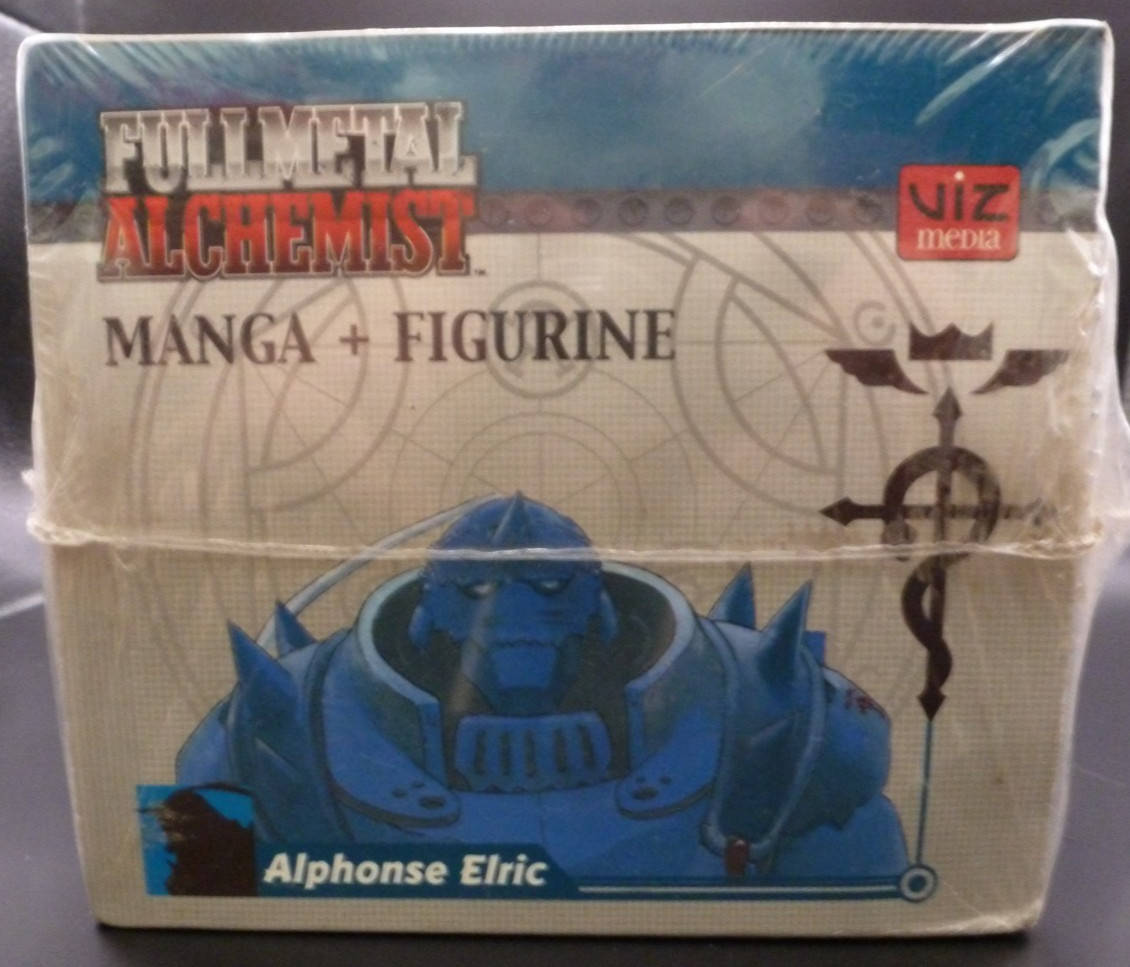 Fullmetal Alchemist Alphonse Elric Manga Hiromu Arakawa Vol 4 + Figure Unopened