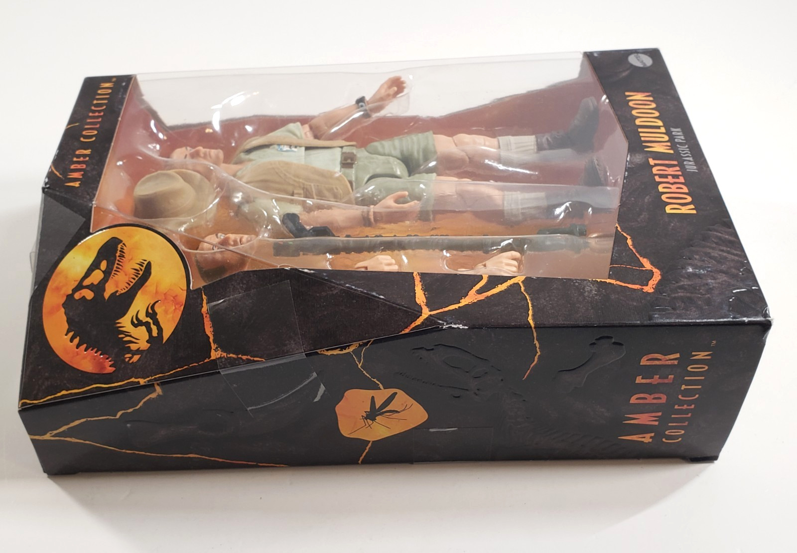 Mattel Jurassic Park Robert Muldoon Action Figure Amber Collection JP New Sealed