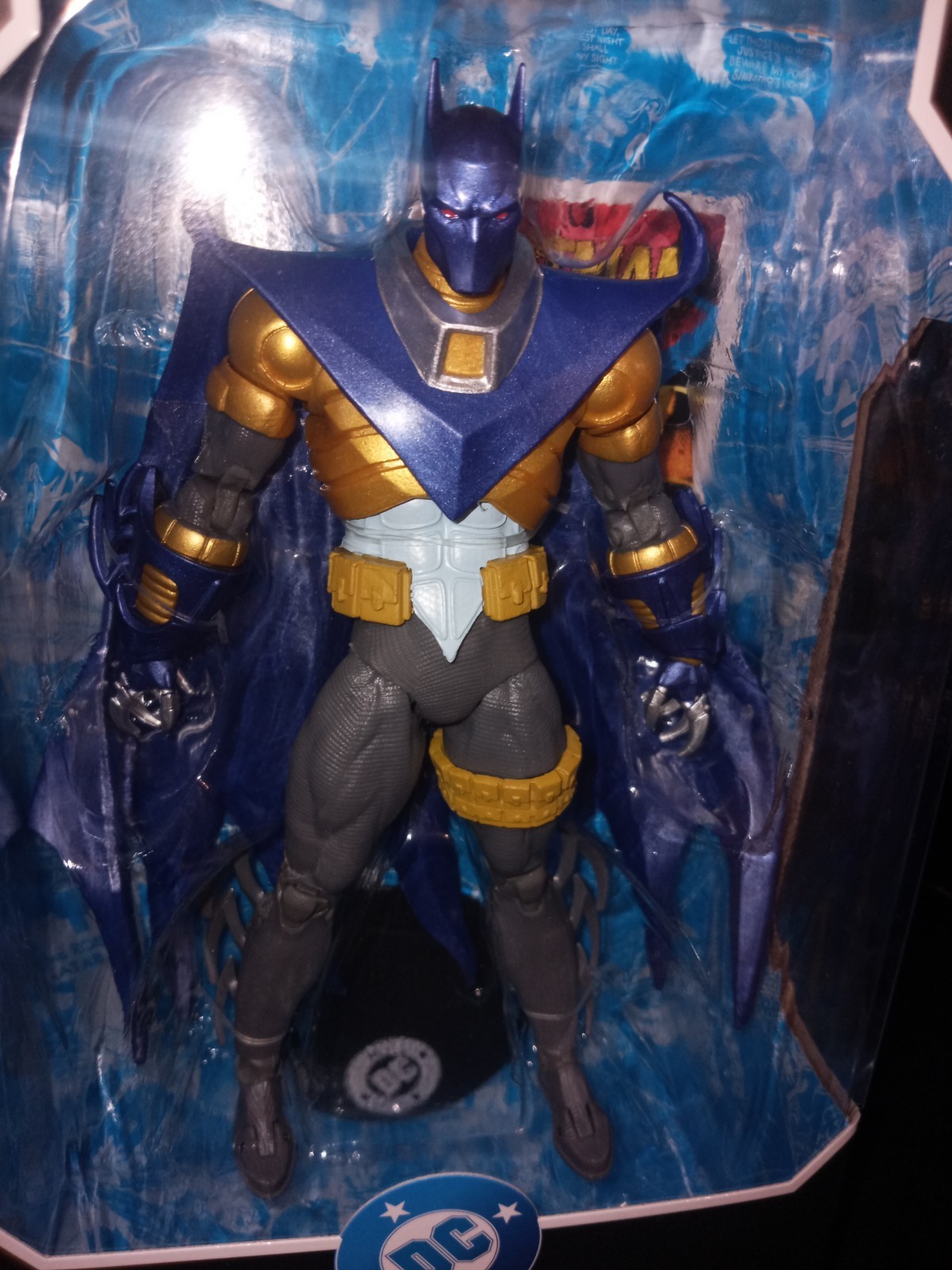 DC MCFARLANE PAGE PUNCHERS FLASH POWER OF SHAZAM AZRAEL BATMAN ARMOR SET LOT